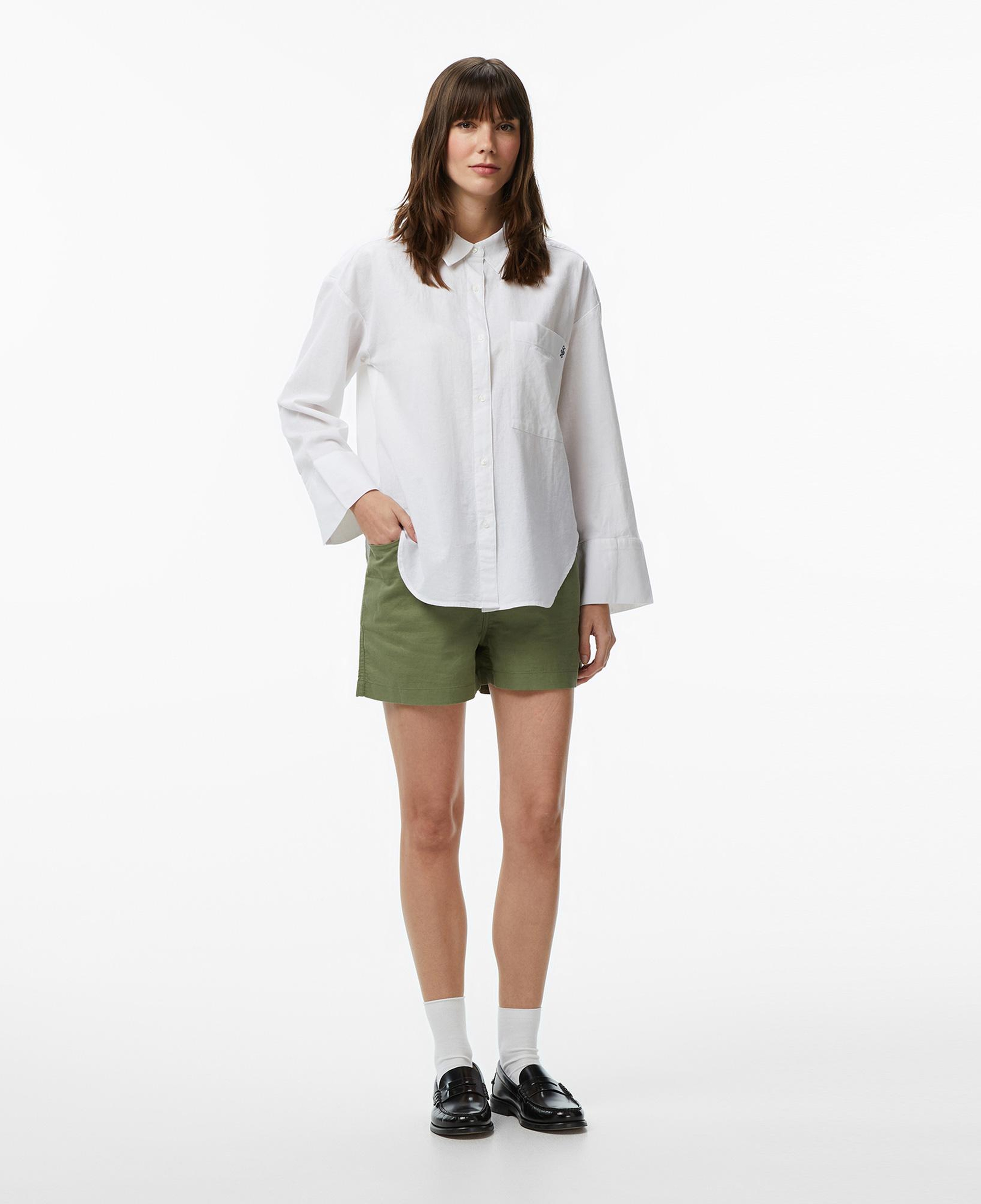 Tommy Hilfiger Cover Up Kadın Beyaz Crop T-Shirt