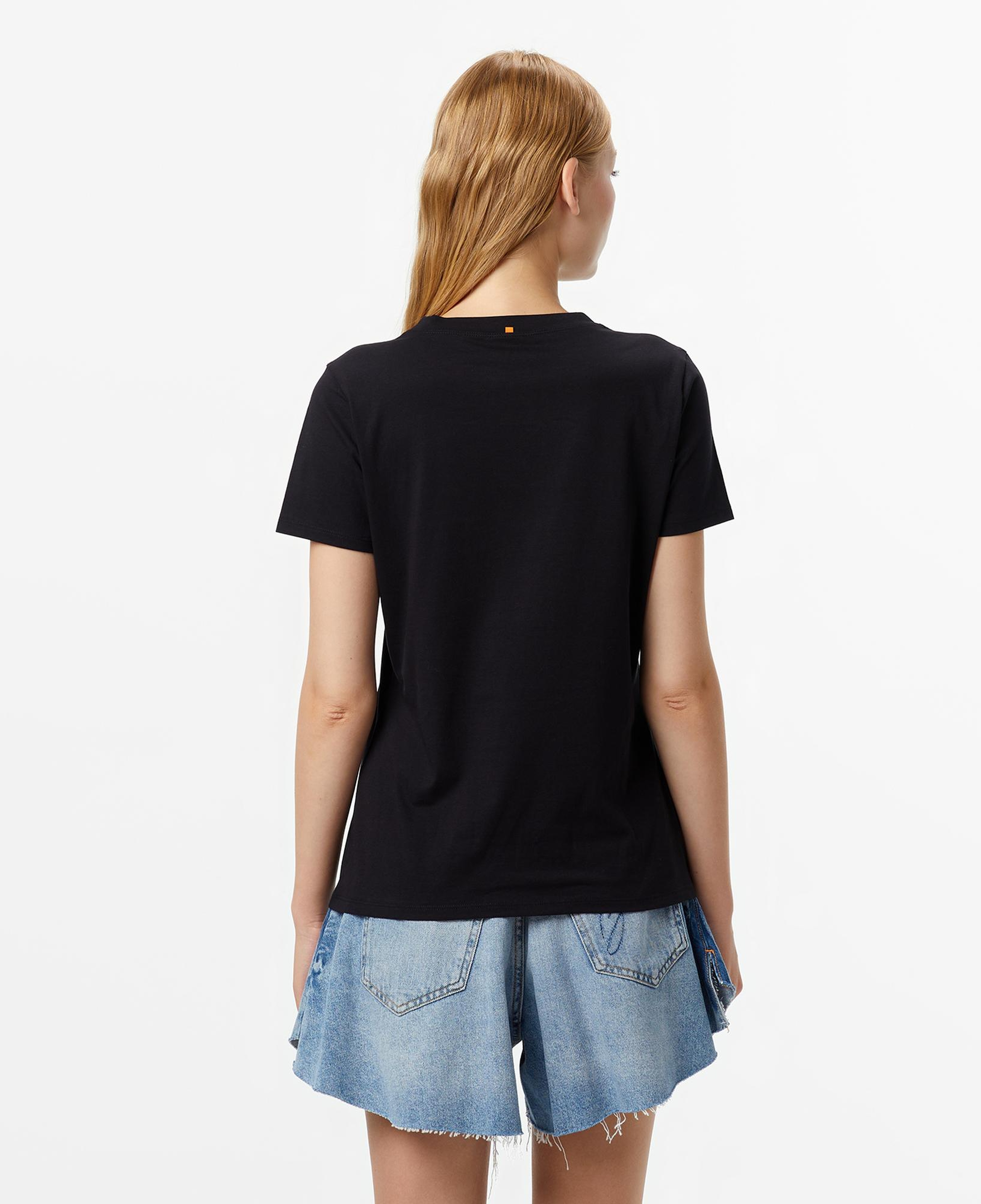 Boss Elogo Kadın Siyah T-Shirt