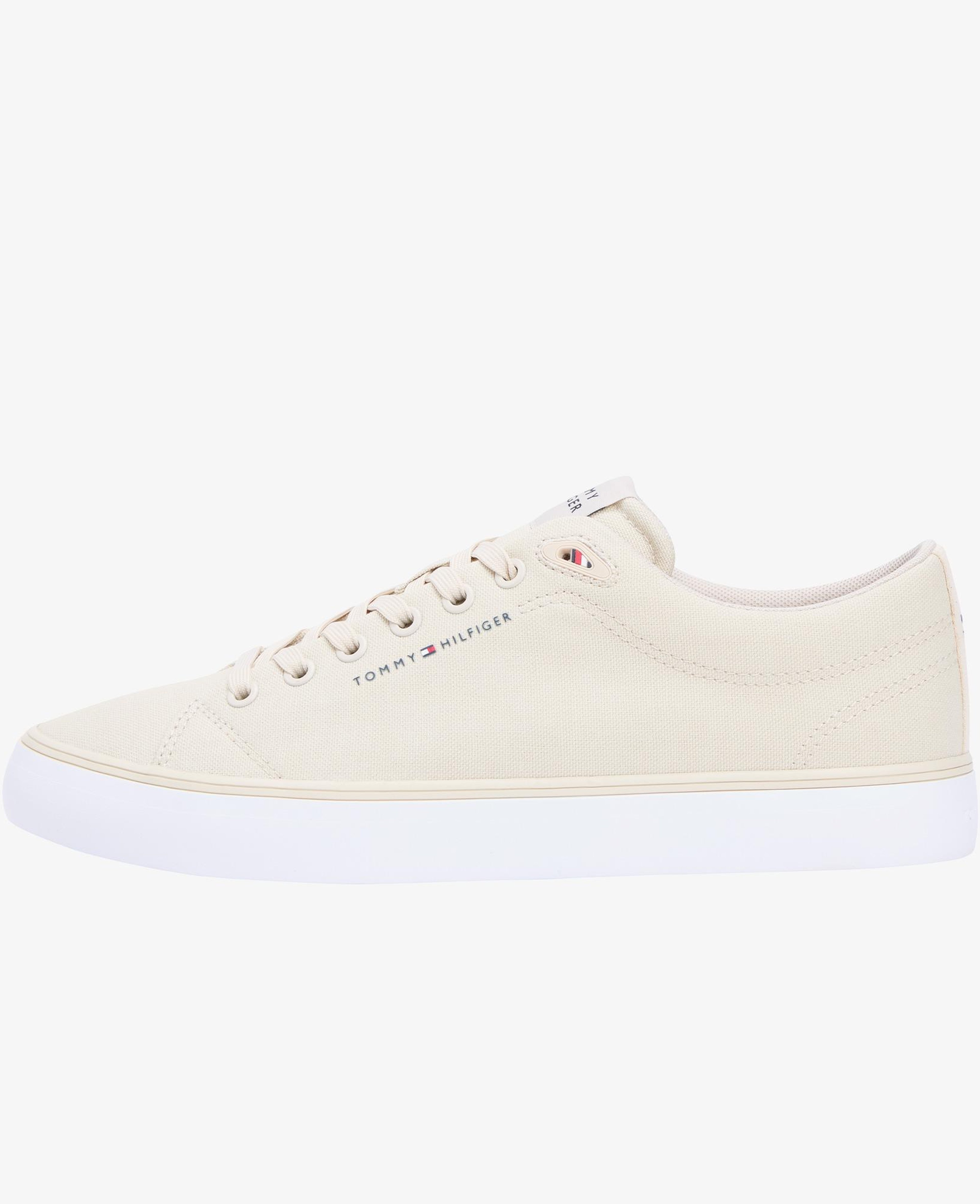 Tommy Hilfiger Hi Vulc Erkek Bej Sneaker