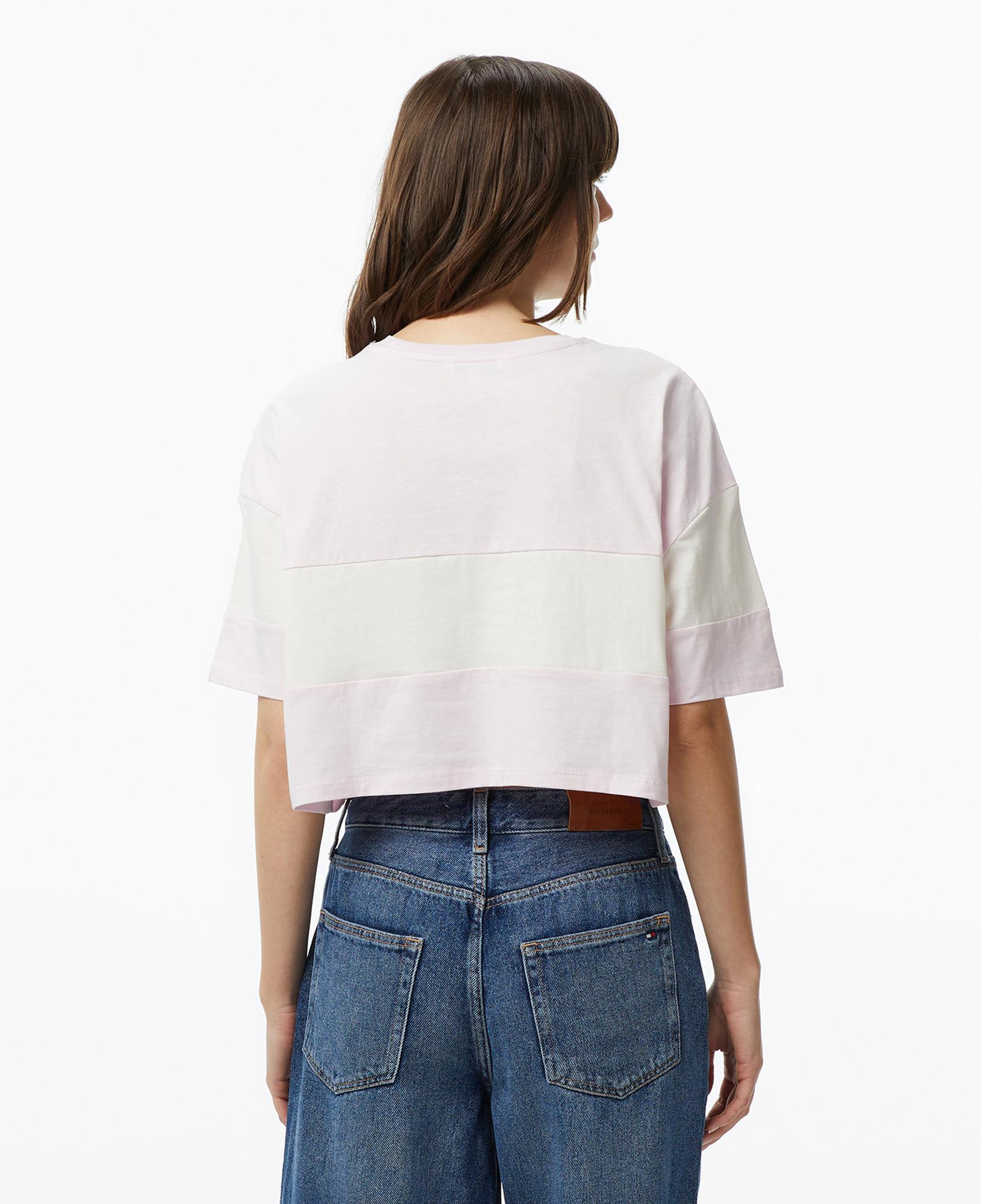 Tommy Hilfiger Badge Kadın Pembe T-Shirt