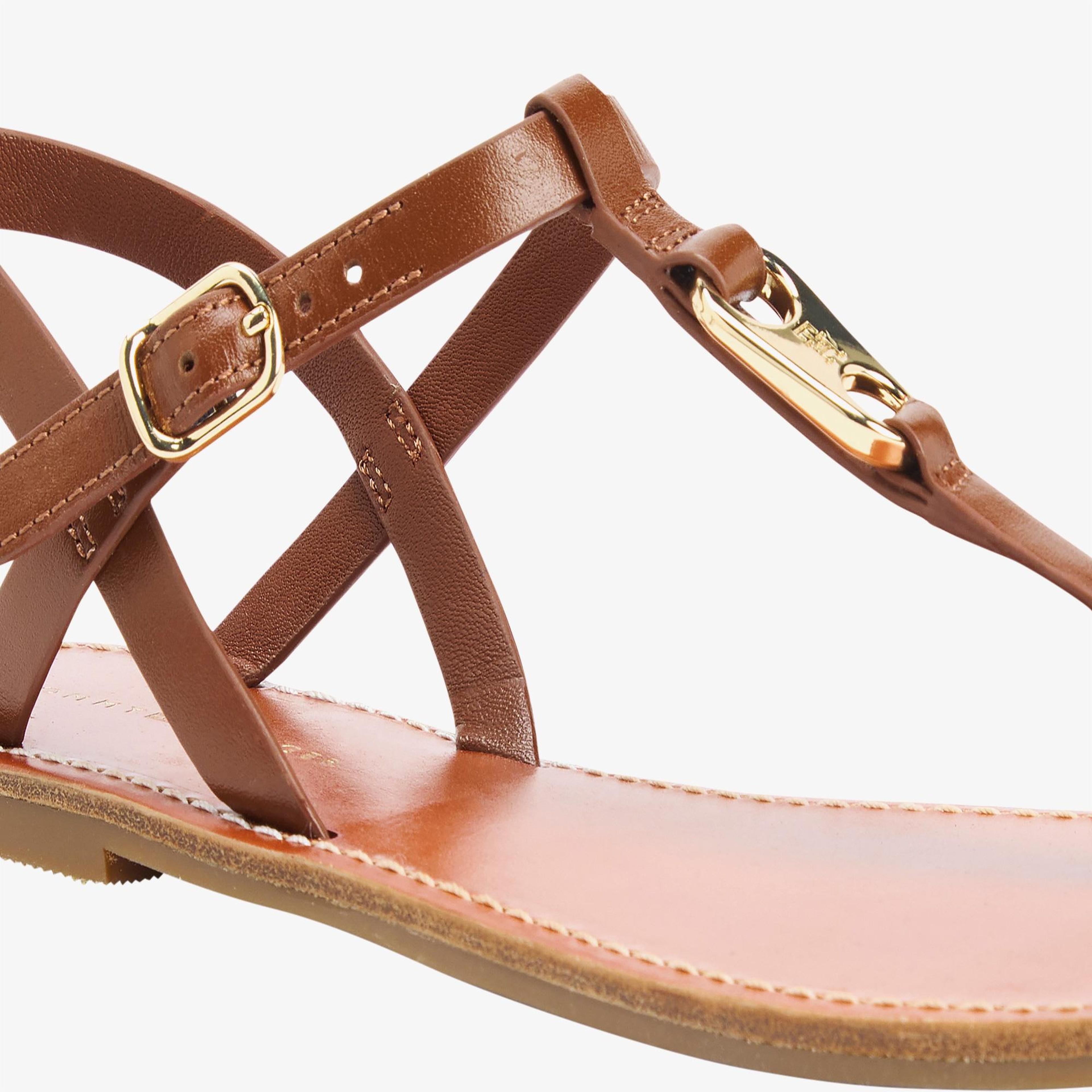 Tommy Hilfiger Leona Kadın Kahverengi Sandalet