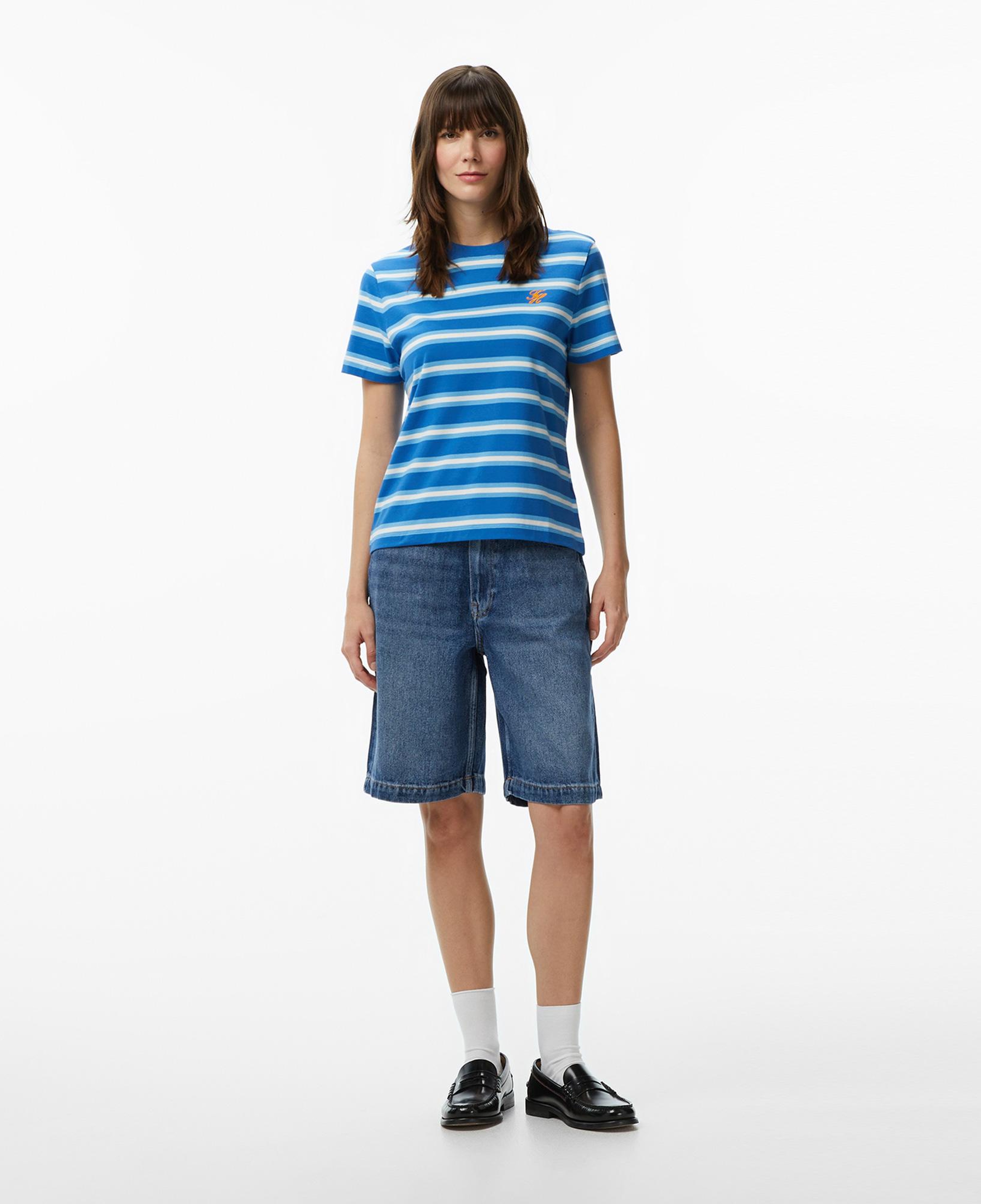 Tommy Hilfiger Script Kadın Mavi T-Shirt