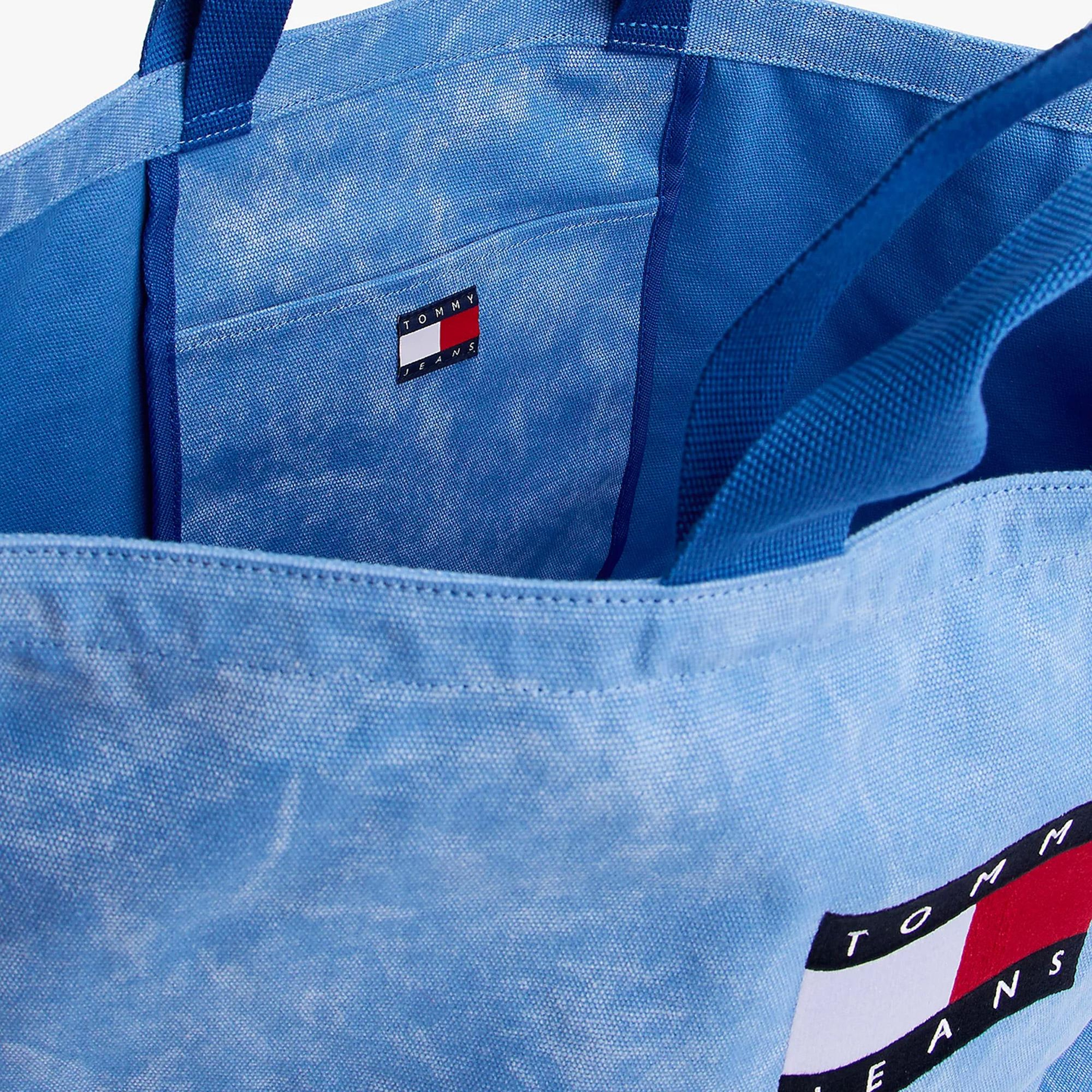 Tommy Hilfiger Wave Flag Kadın Mavi El Çantası