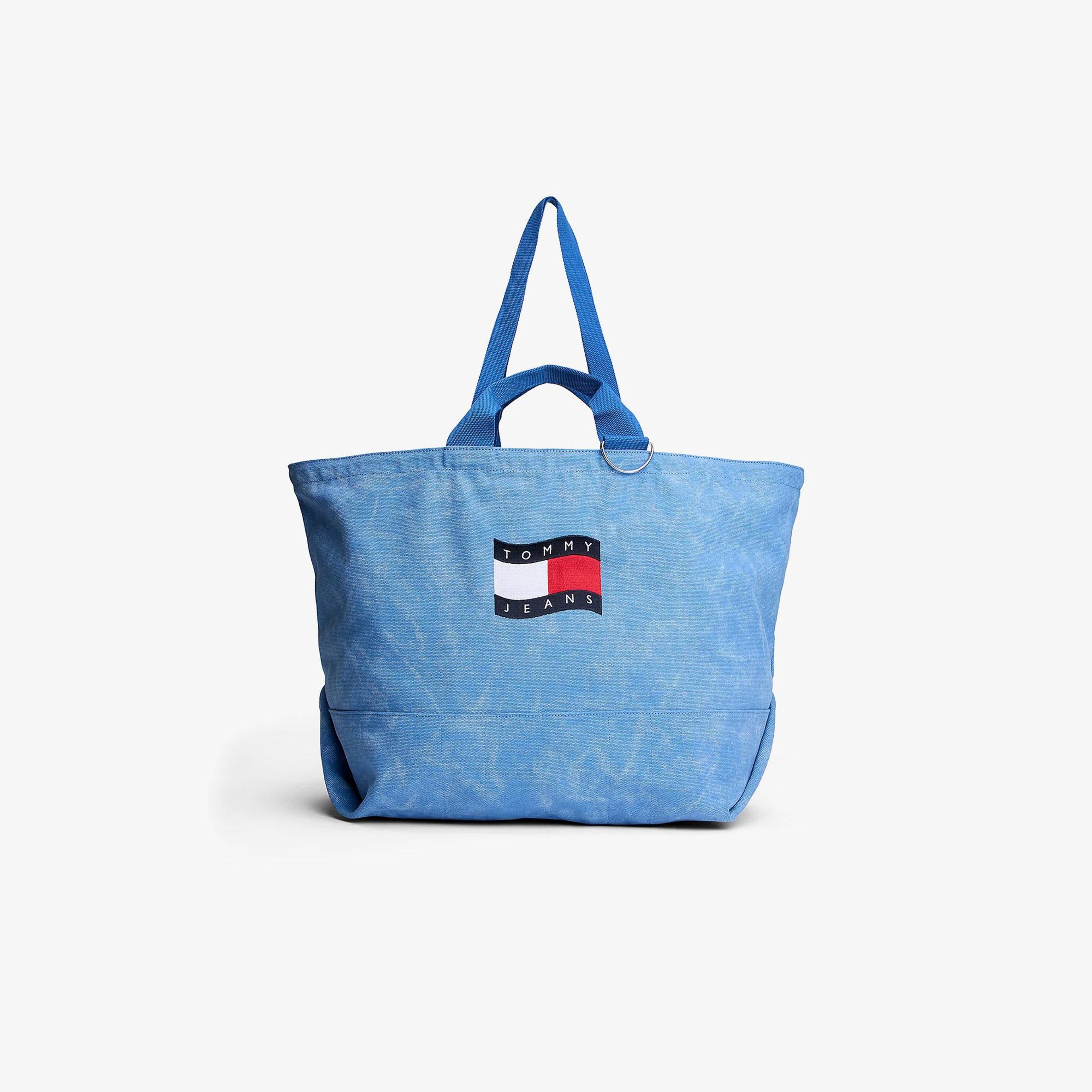 Tommy Hilfiger Wave Flag Kadın Mavi El Çantası