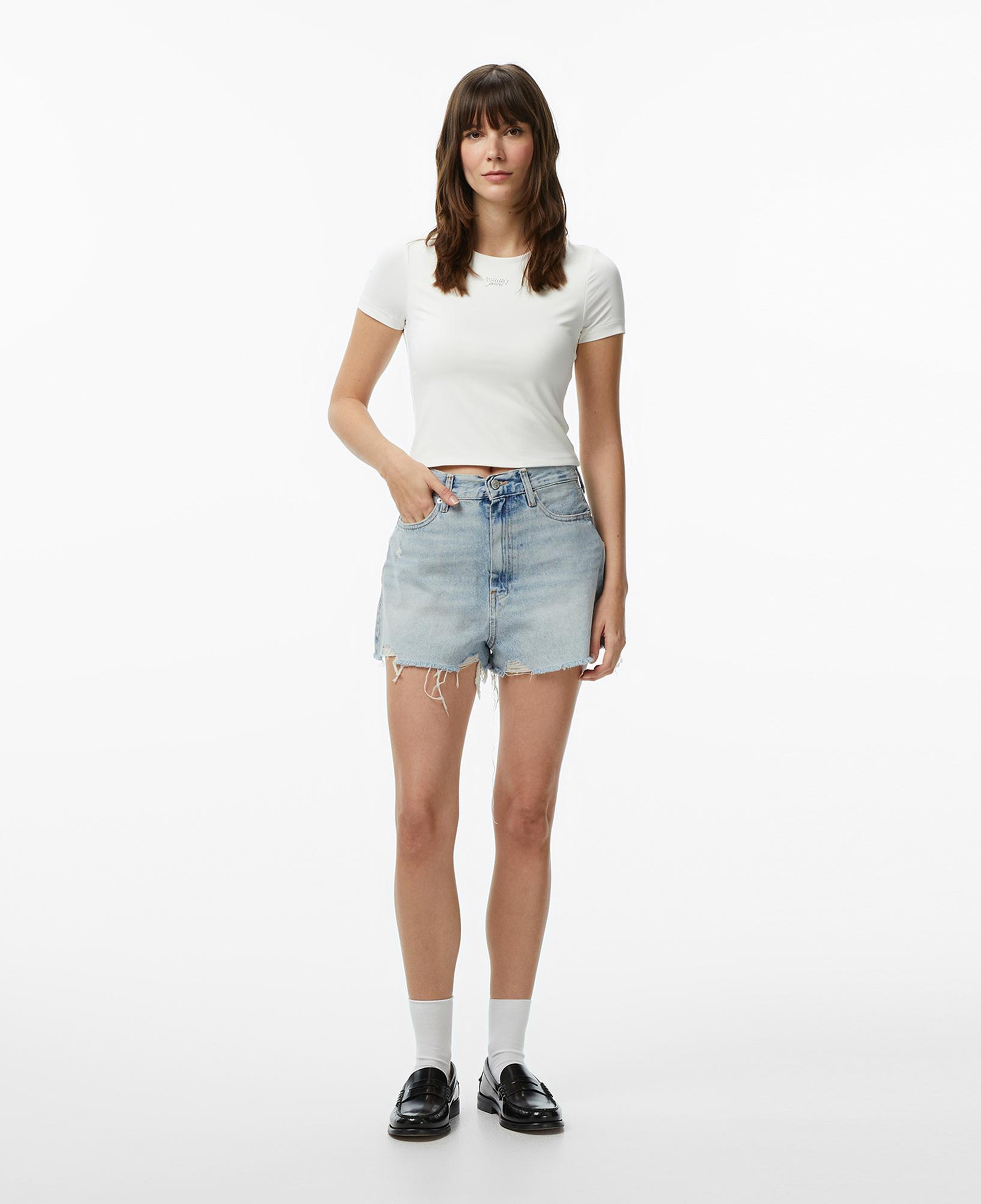 Tommy Hilfiger Body Essentials Kadın Beyaz T-Shirt