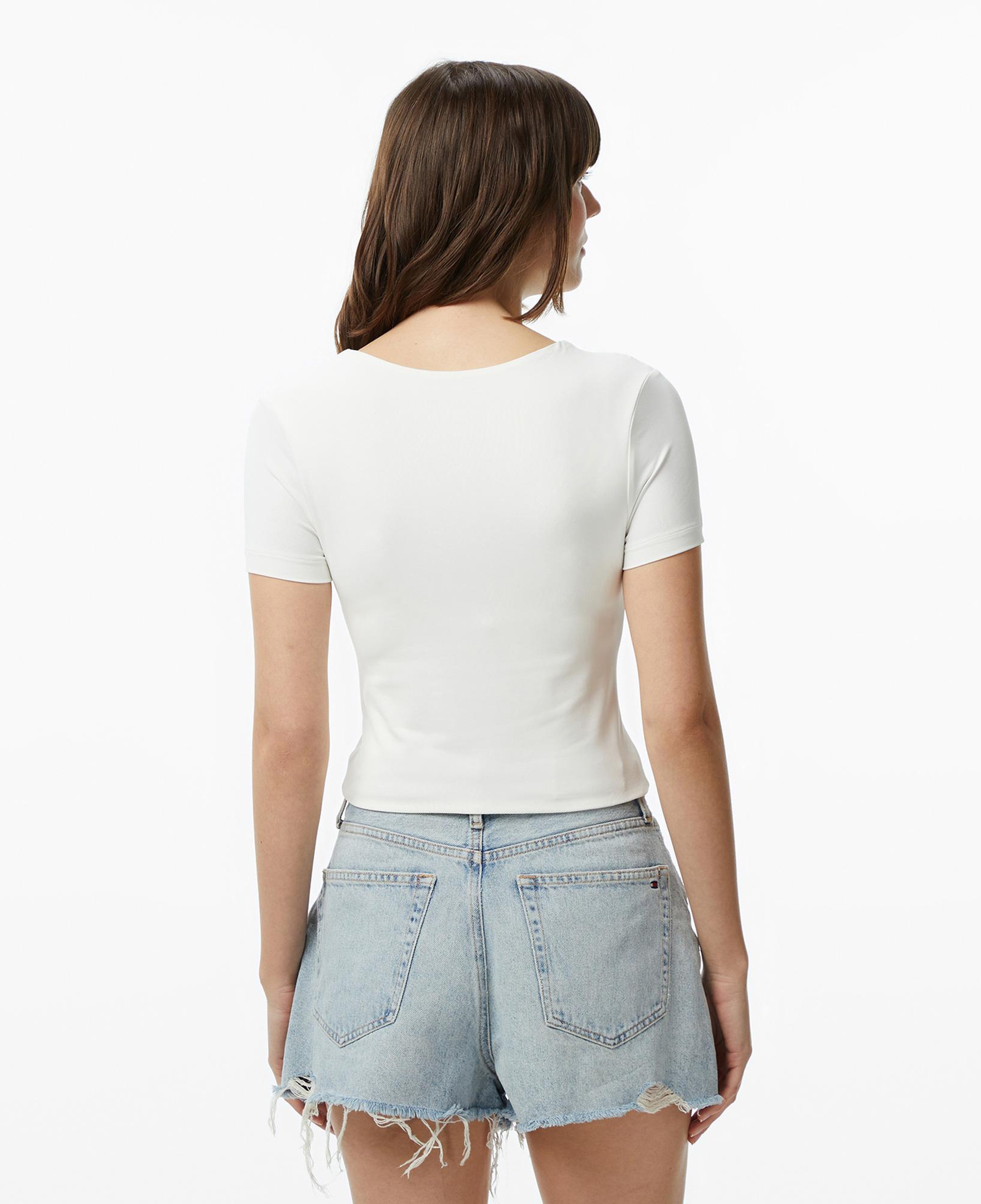 Tommy Hilfiger Body Essentials Kadın Beyaz T-Shirt