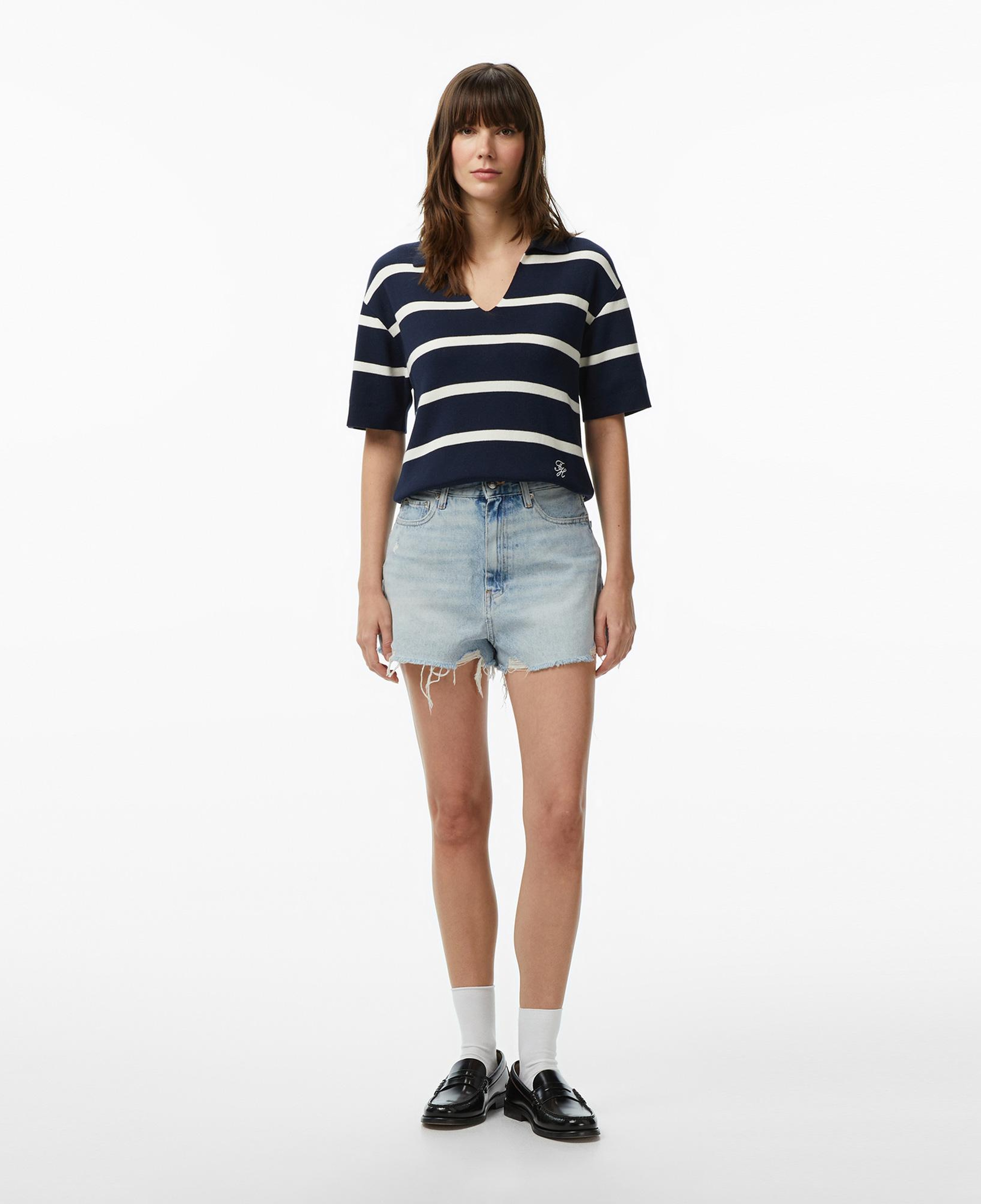Tommy Hilfiger Full Needle Kadın Lacivert Triko