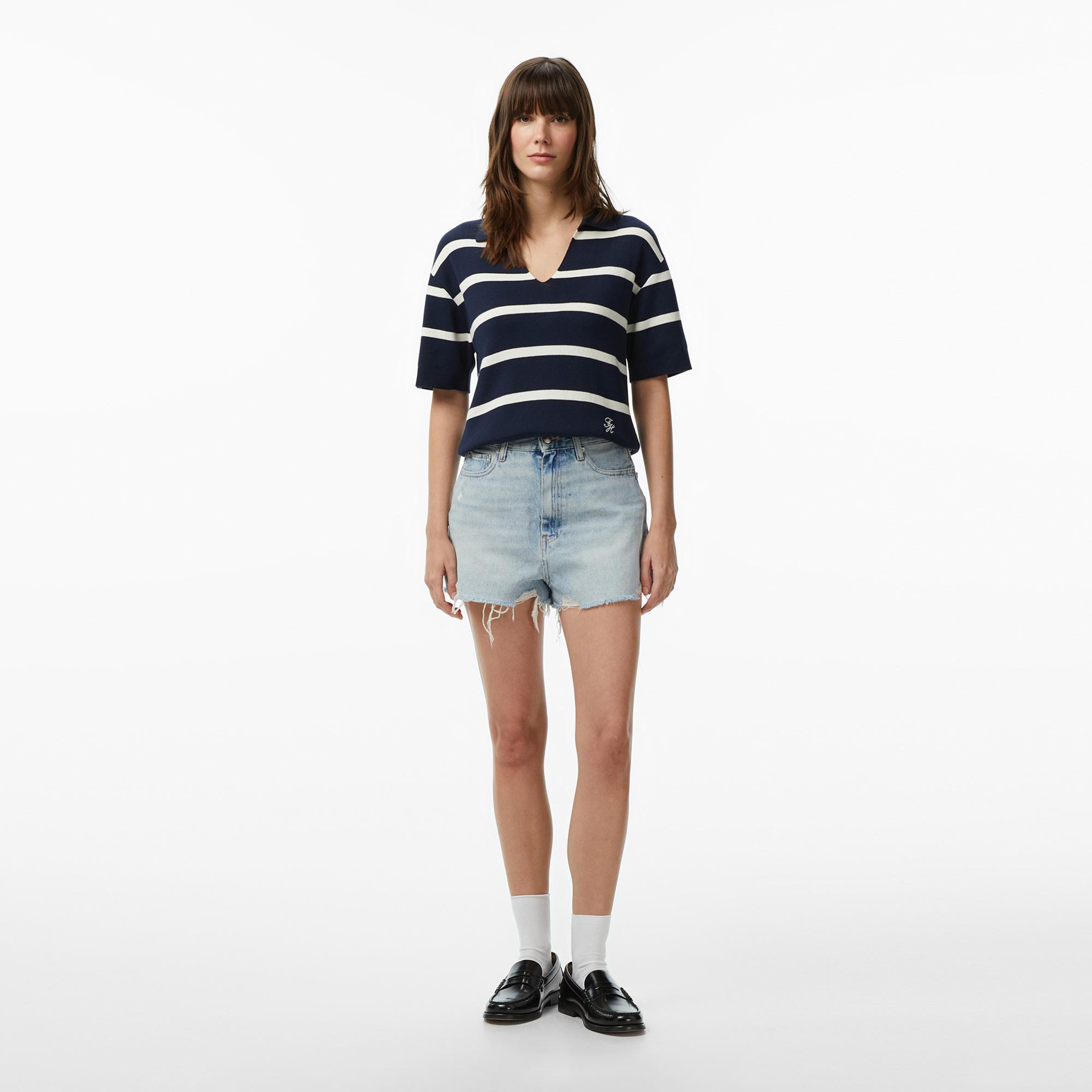 Tommy Hilfiger Full Needle Kadın Lacivert Triko