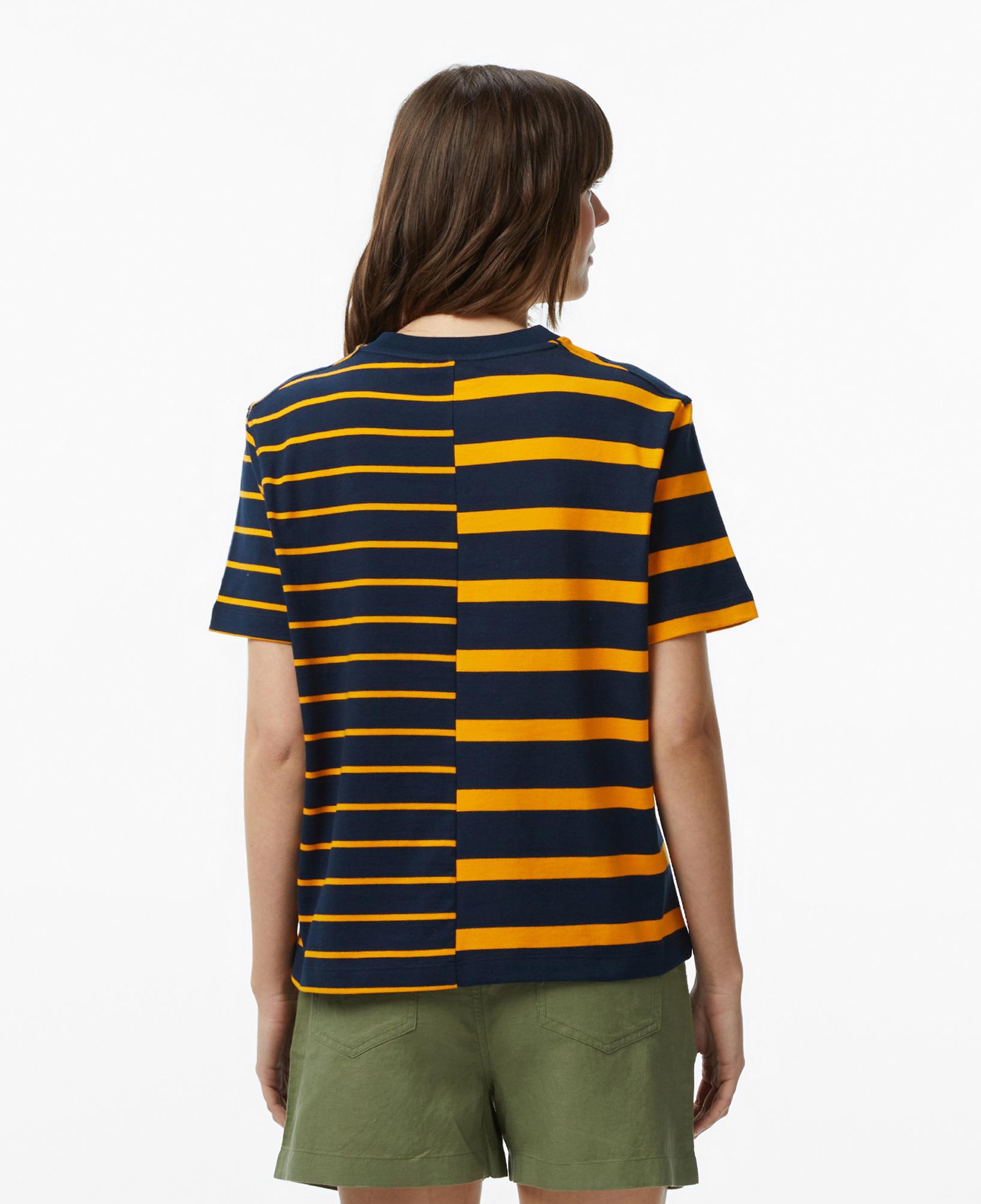 Tommy Hilfiger Stripe Mix Kadın Turuncu T-Shirt