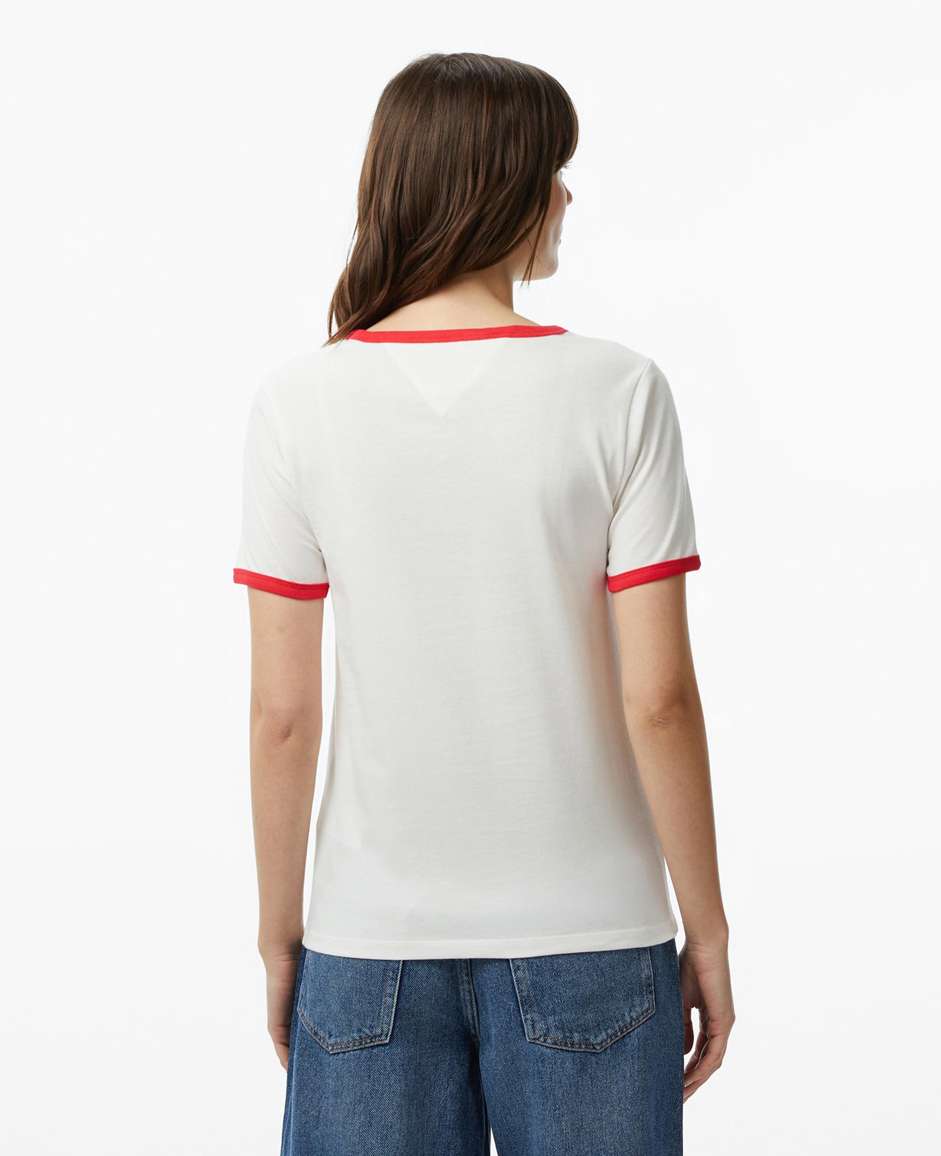 Tommy Hilfiger Novelty Kadın Beyaz T-Shirt