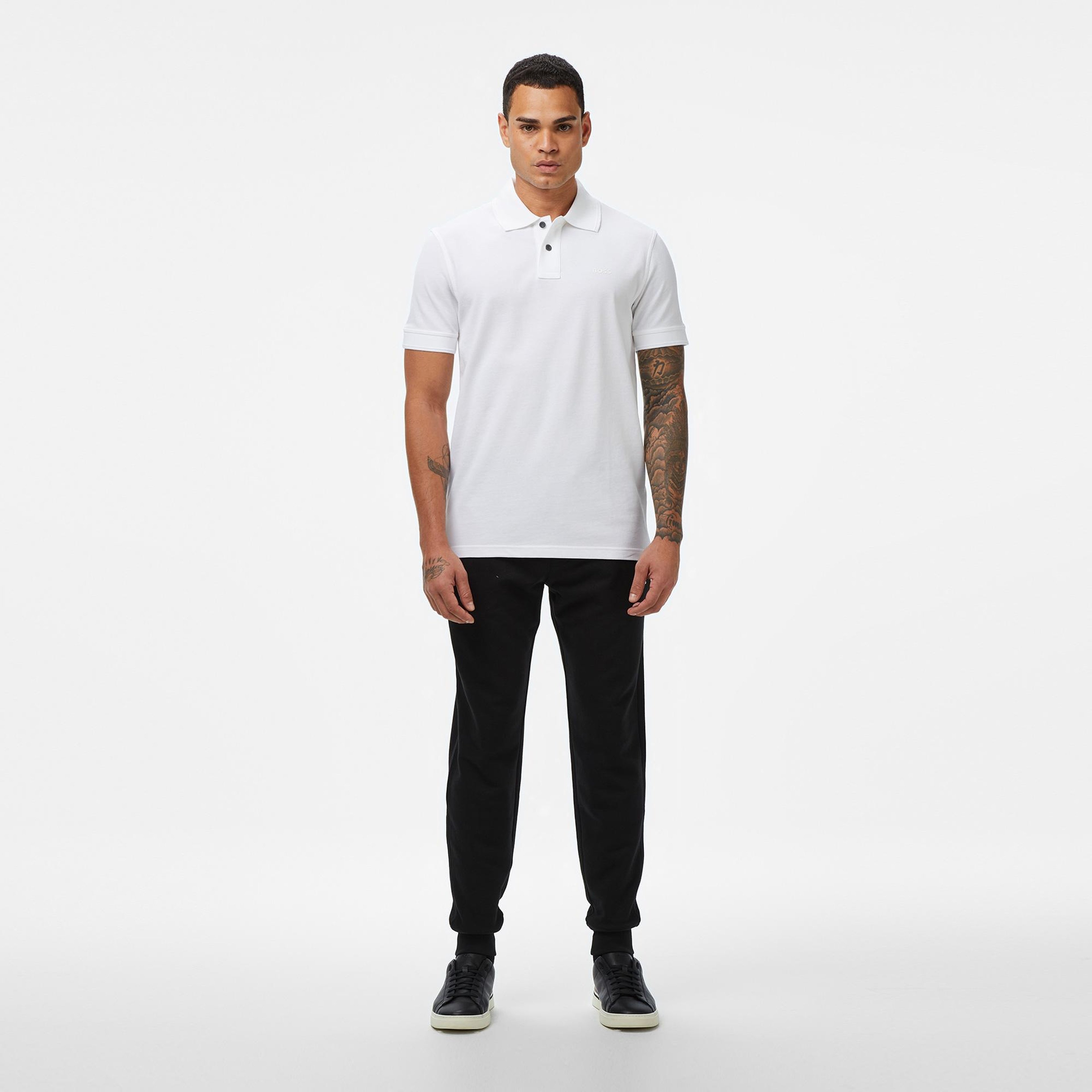 Boss Prime Erkek Beyaz Polo
