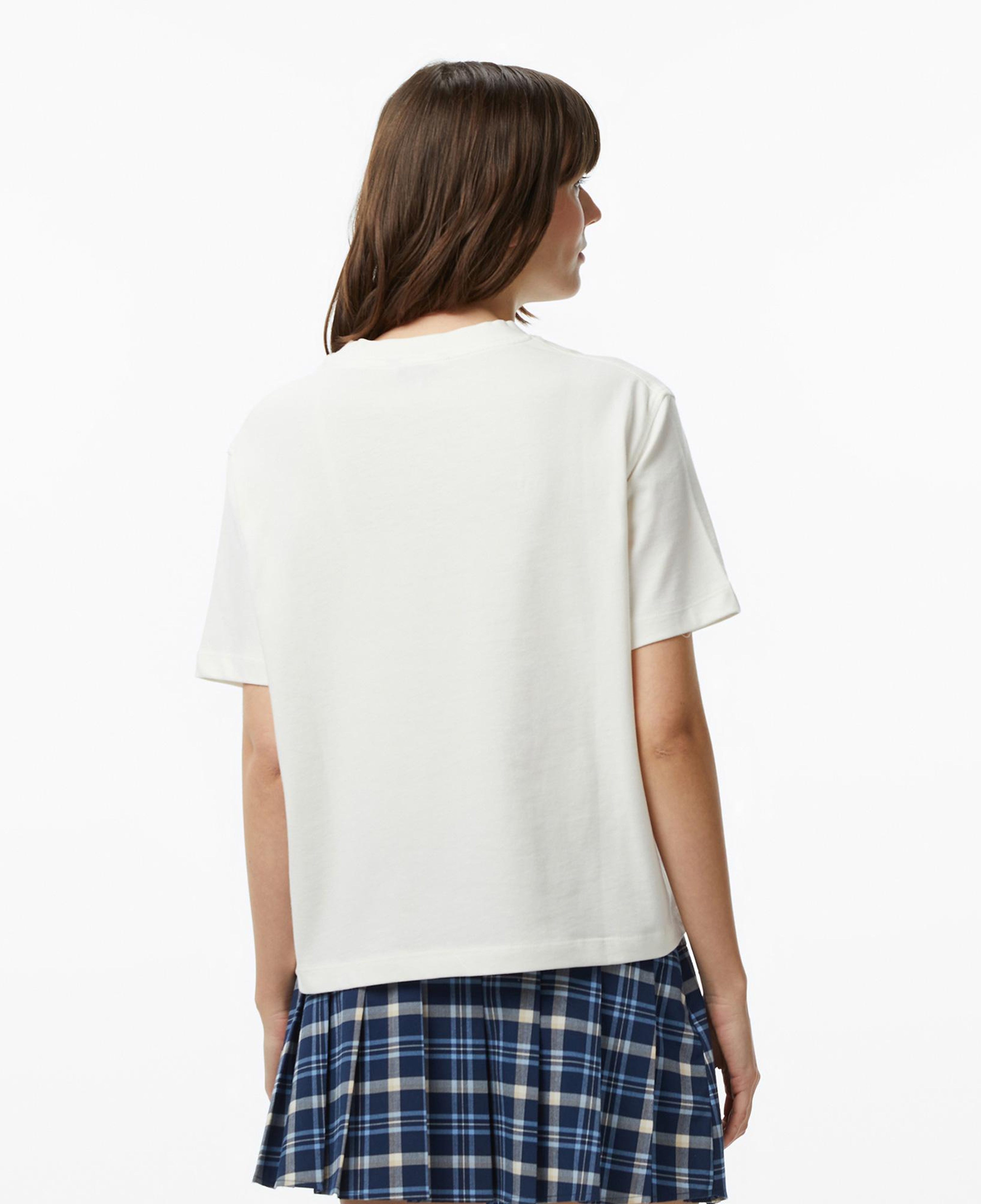 Tommy Hilfiger Varsity Crest Kadın Beyaz T-Shirt