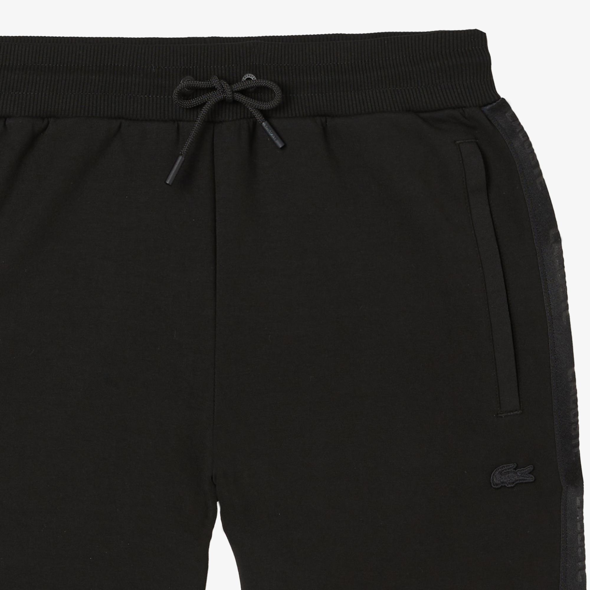 Lacoste Erkek Relaxed Fit Siyah Eşofman Altı