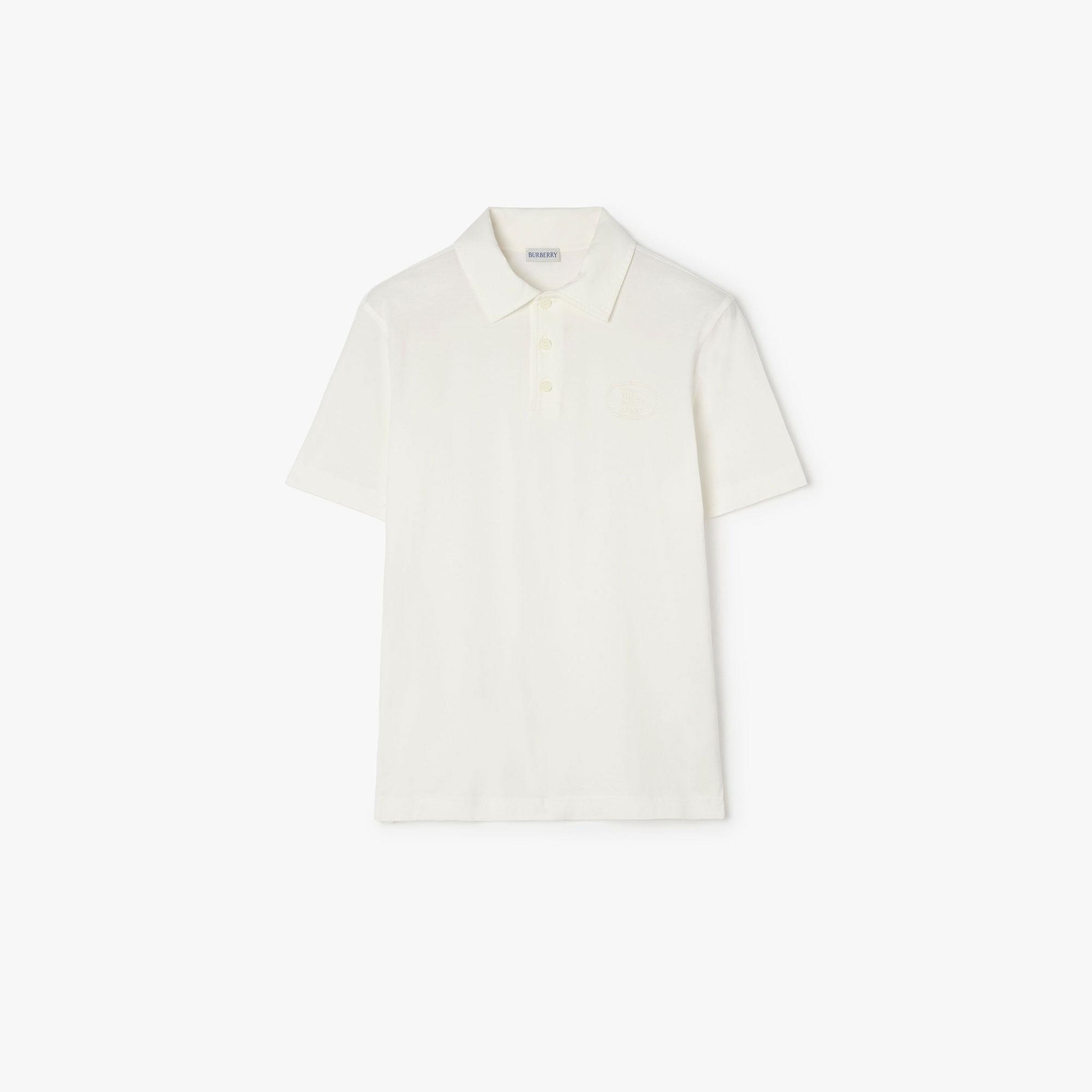 Burberry Erkek Beyaz Polo