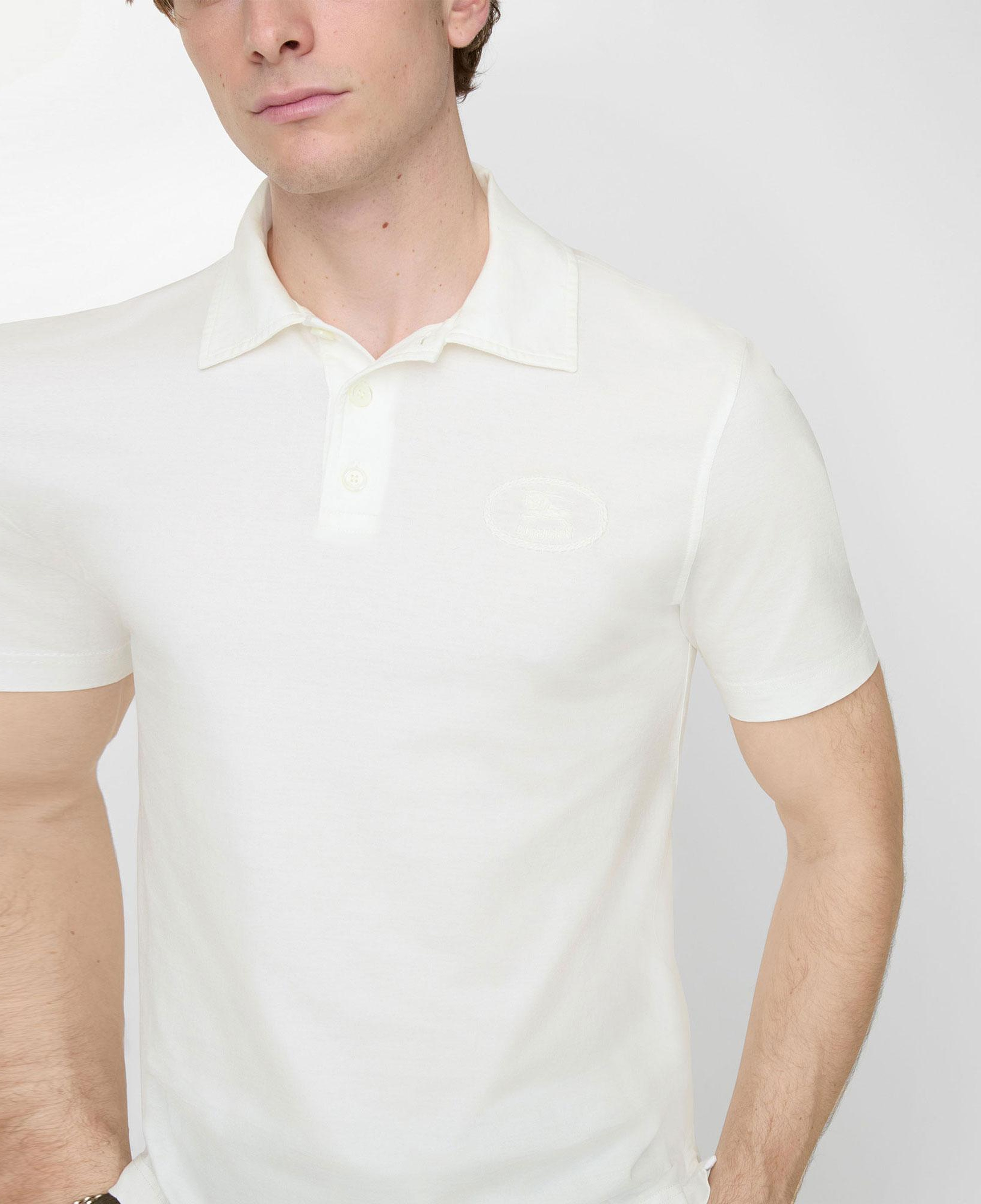Burberry Erkek Beyaz Polo