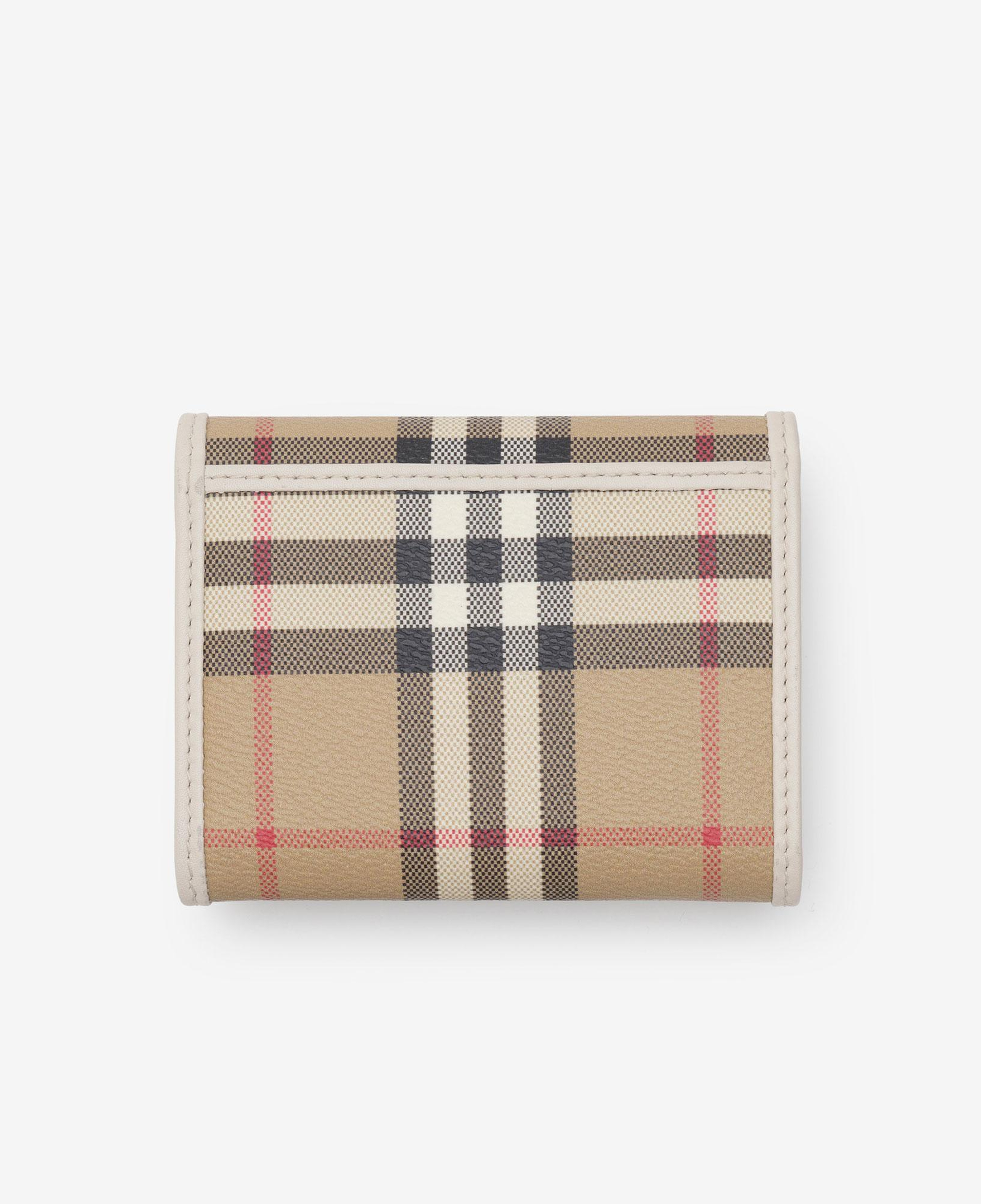 Burberry Small Check Folding Kadın Bej Cüzdan