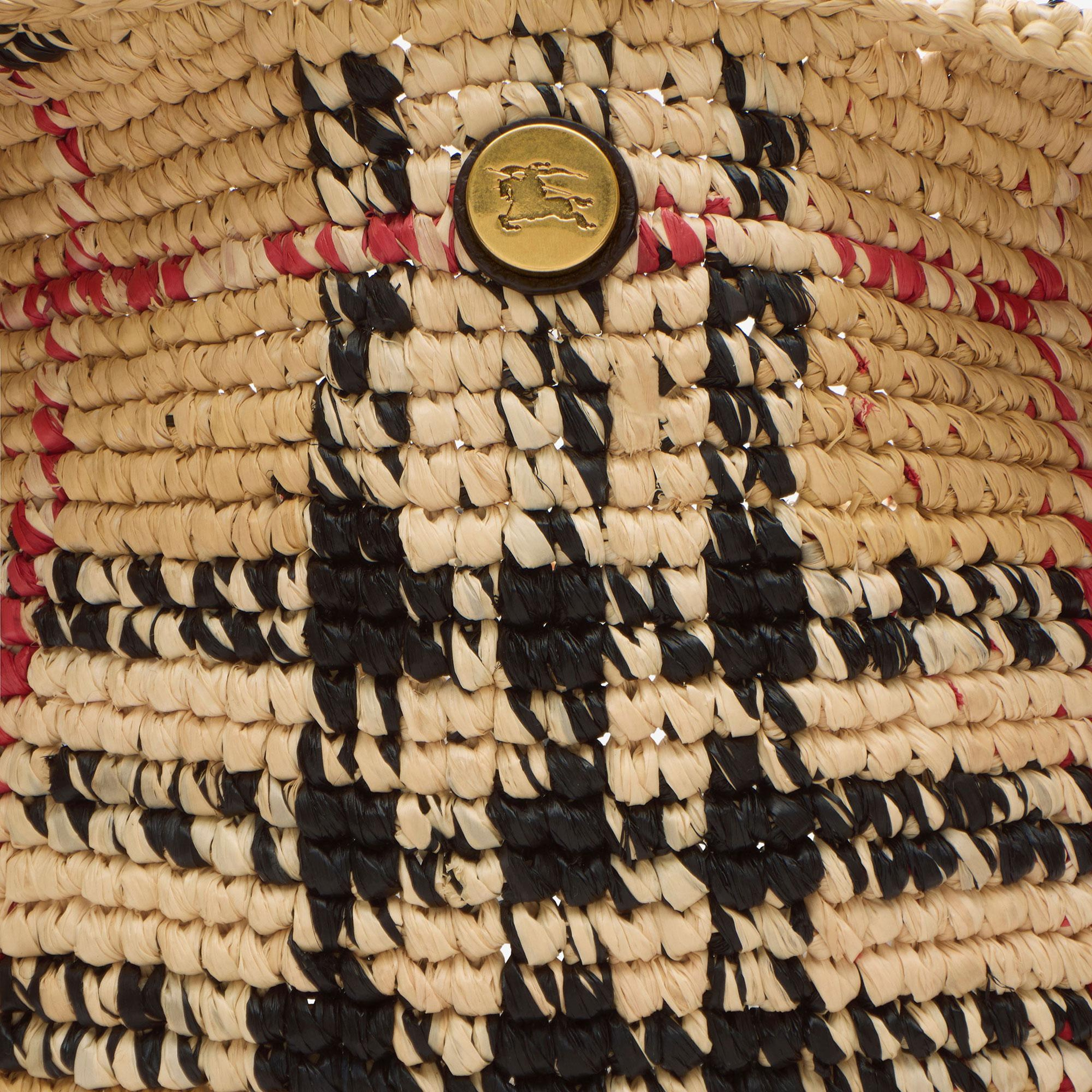 Burberry Small Margate Tote Kadın Bej Omuz Çantası