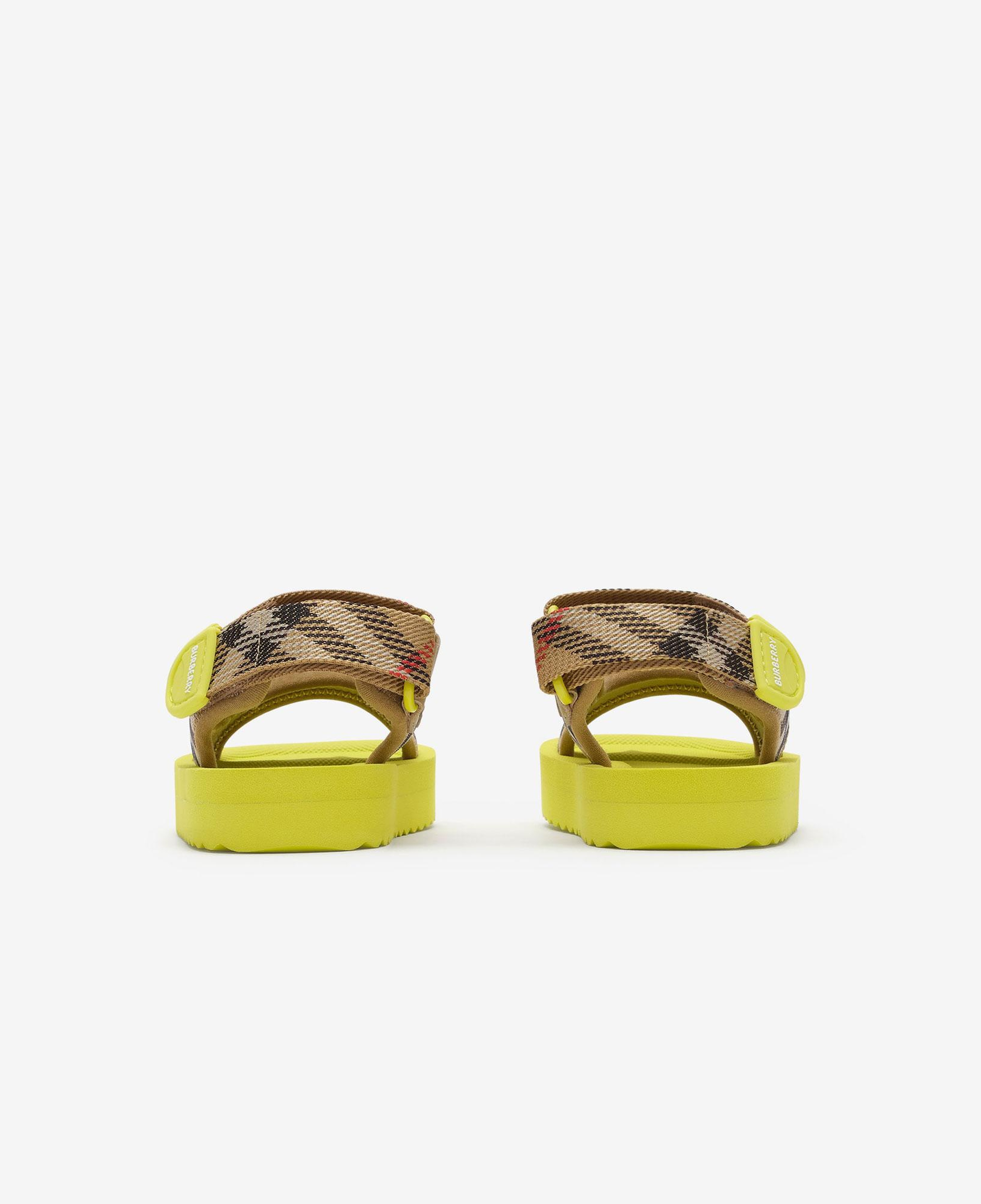 Burberry Check Çocuk Yeşil Sandalet