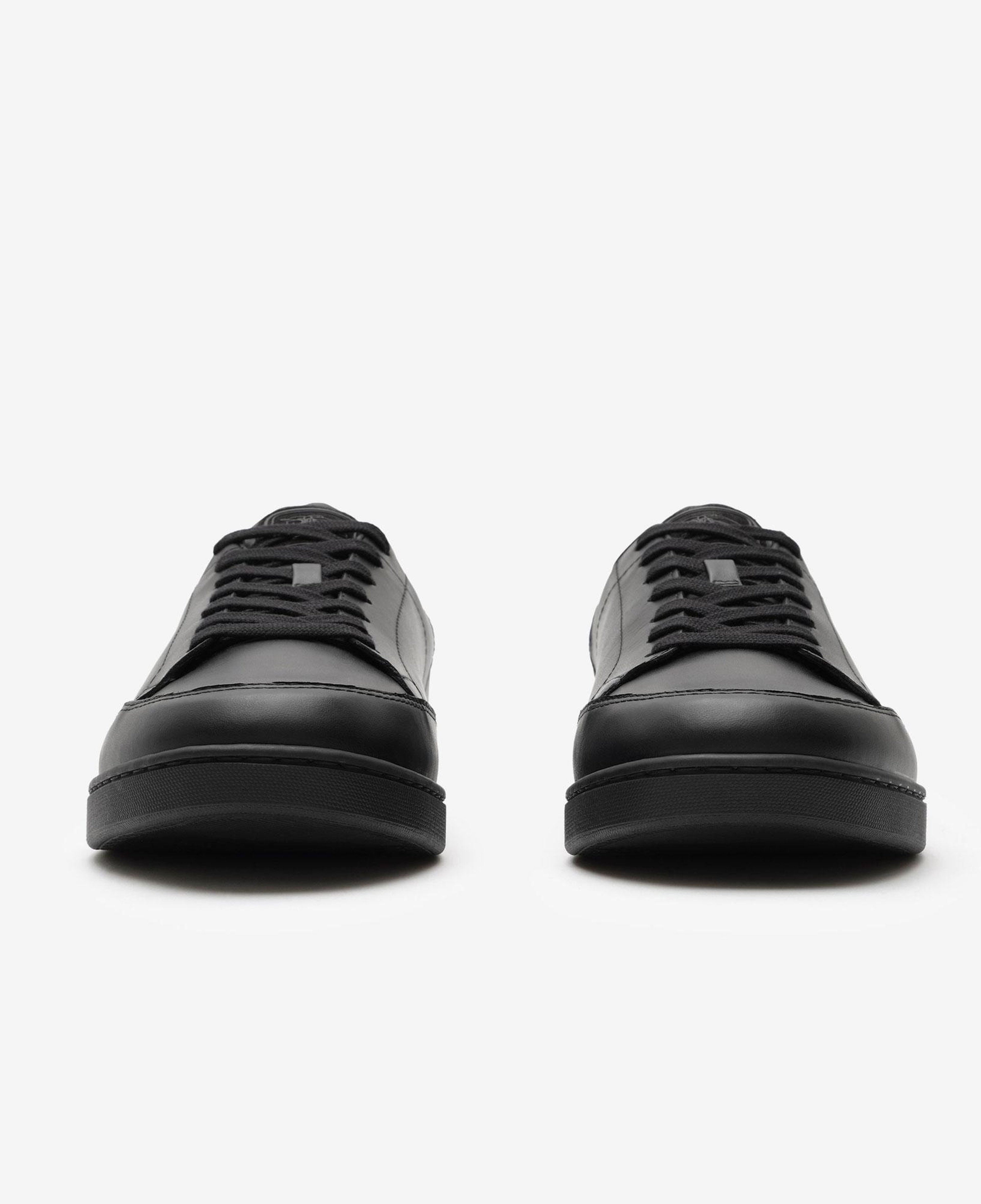 Burberry Leather Set Erkek Siyah Sneaker