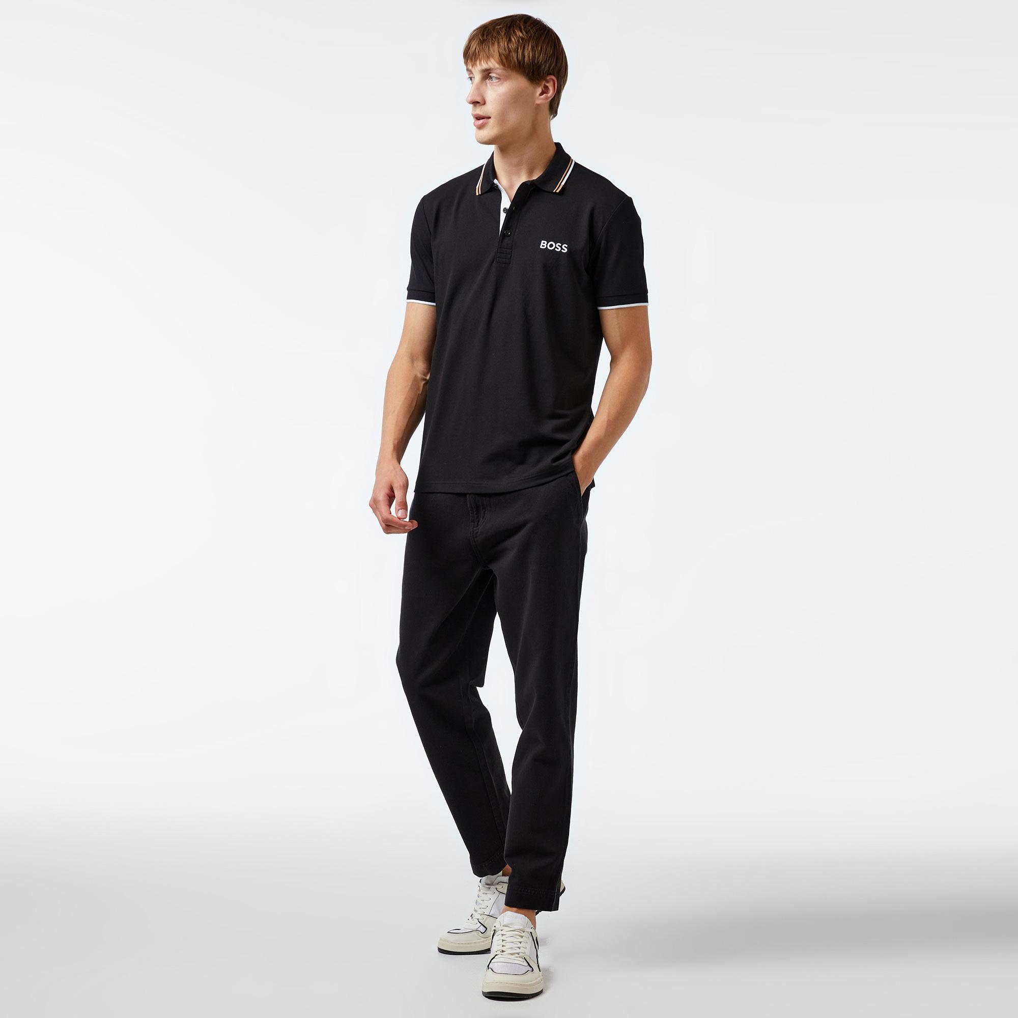 Boss Paddy Pro Erkek Siyah Polo
