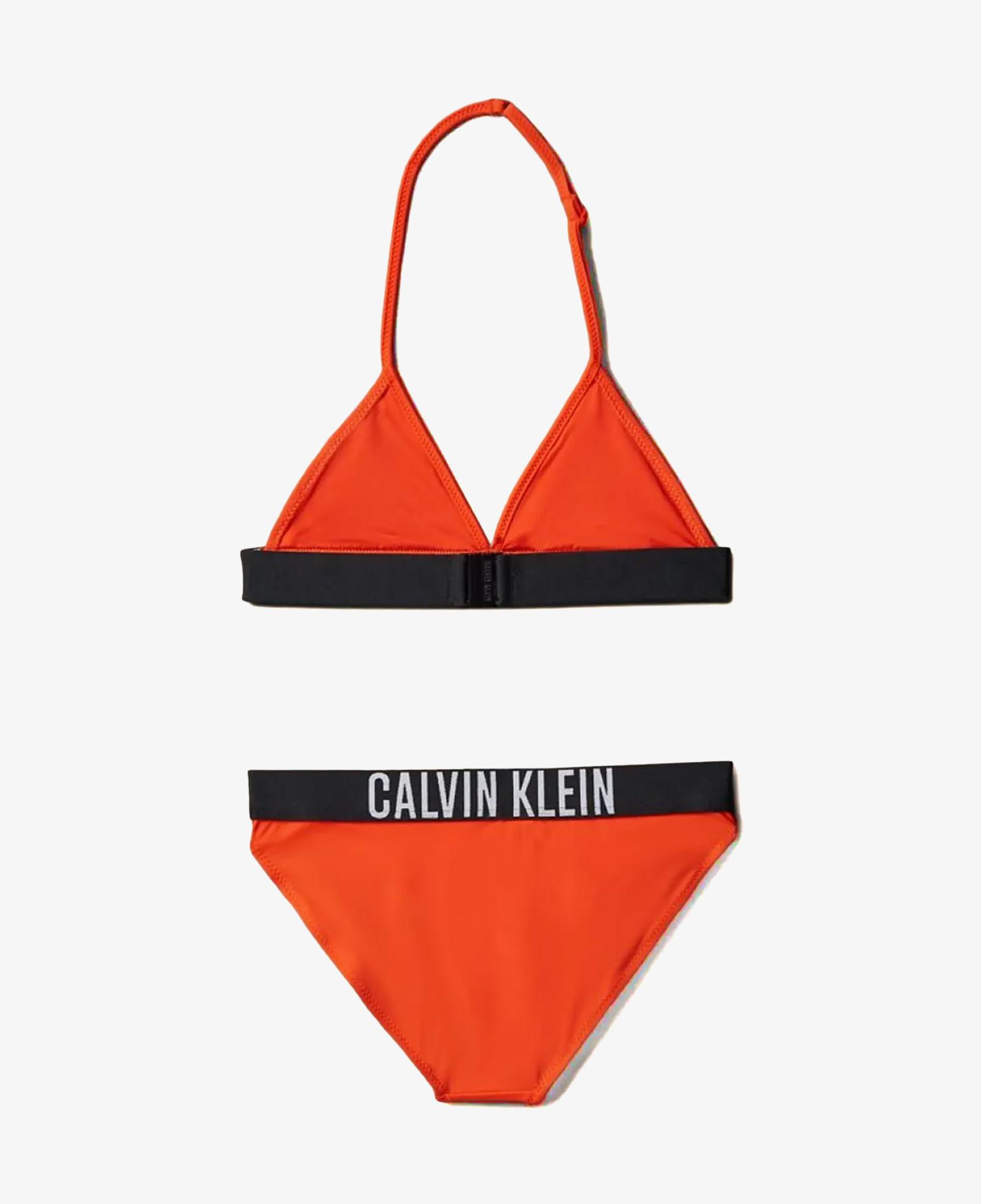 Calvin Klein Triangle Çocuk Kırmızı Bikini Üstü