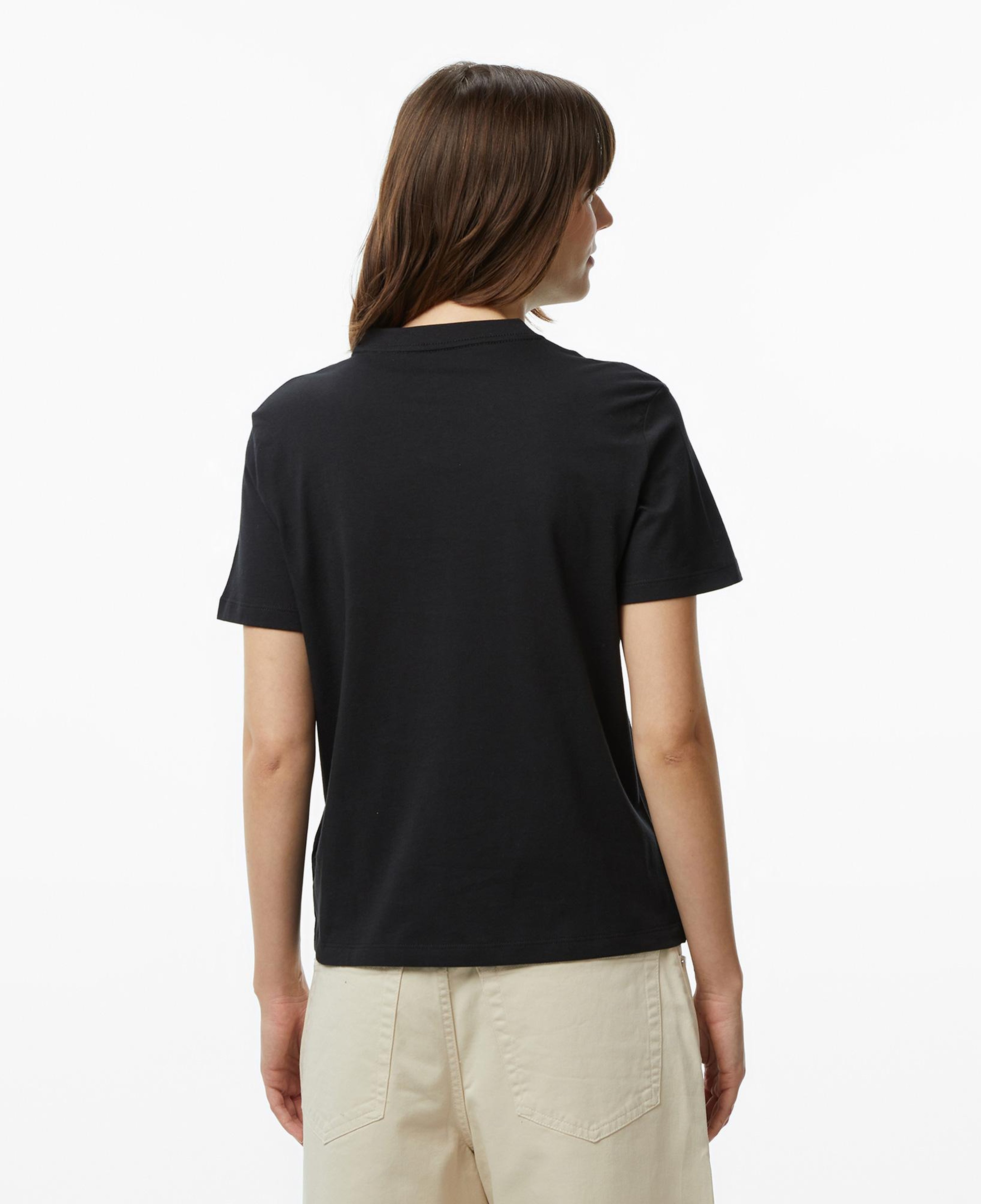 Calvin Klein Classic Nyc Logo Kadın Siyah T-Shirt