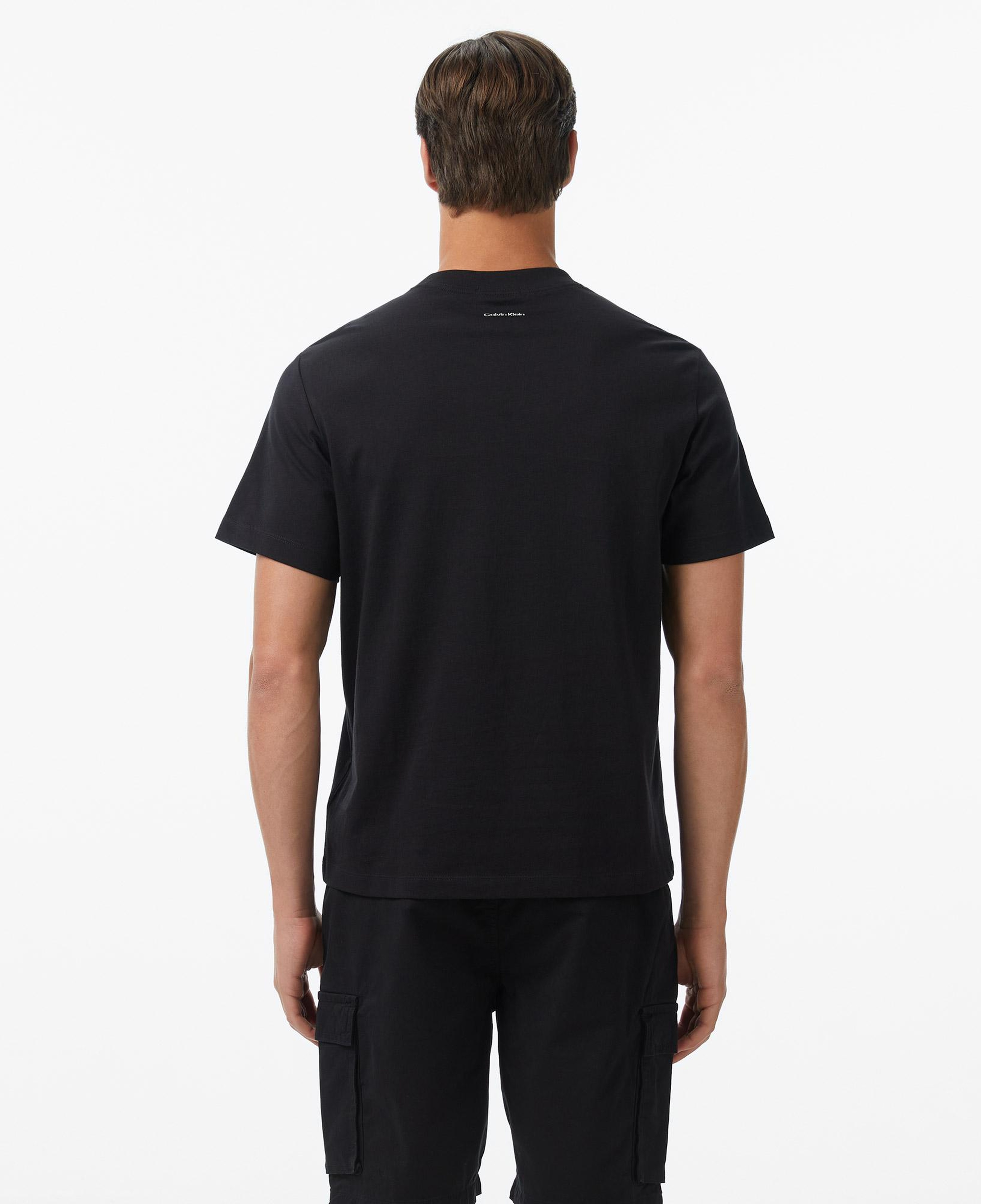 Calvin Klein 20S Easy Collegiate Badge Erkek Siyah T-Shirt