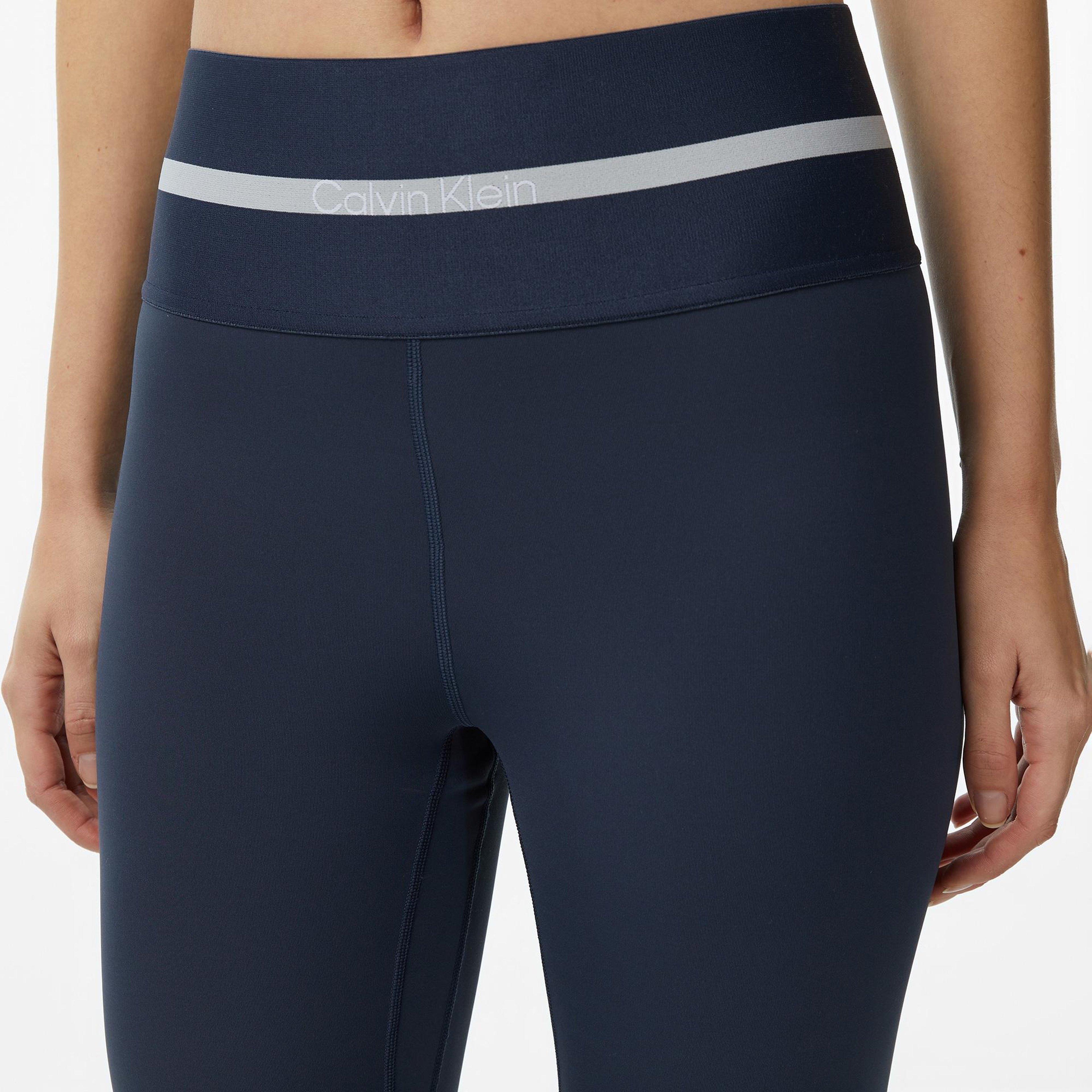 Calvin Klein Icon Sport Wide Kadın Mavi Tayt