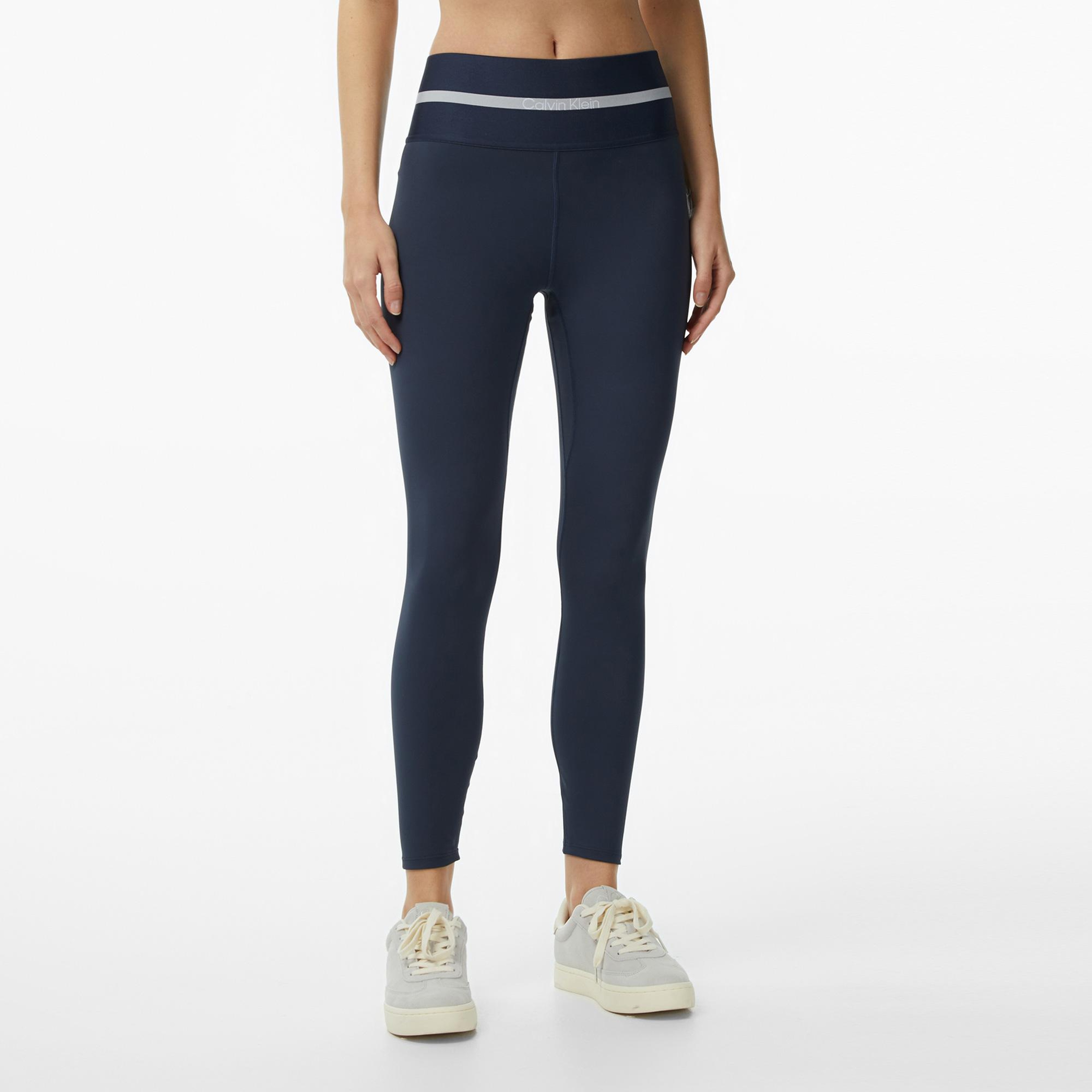 Calvin Klein Icon Sport Wide Kadın Mavi Tayt