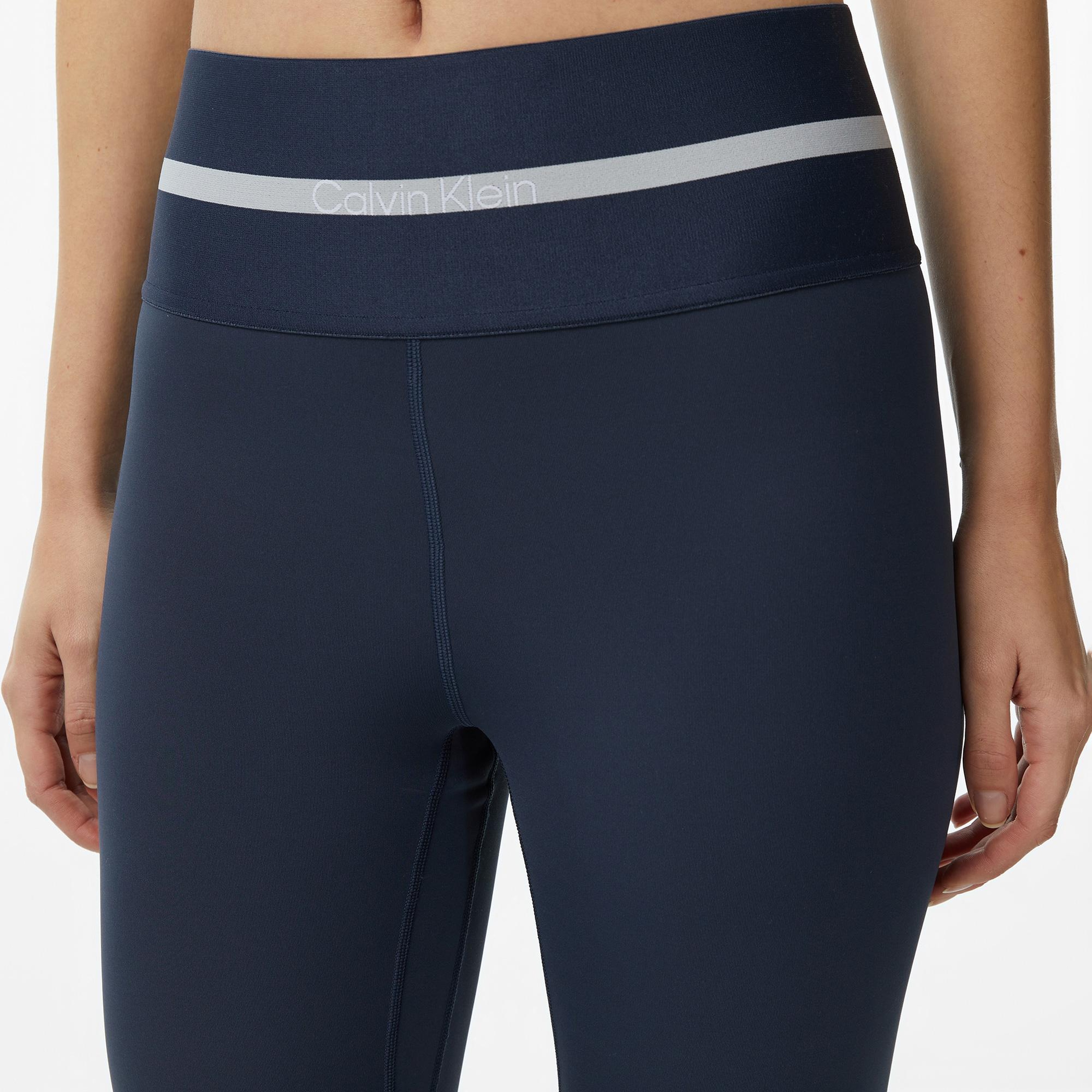 Calvin Klein Icon Sport Wide Kadın Mavi Tayt