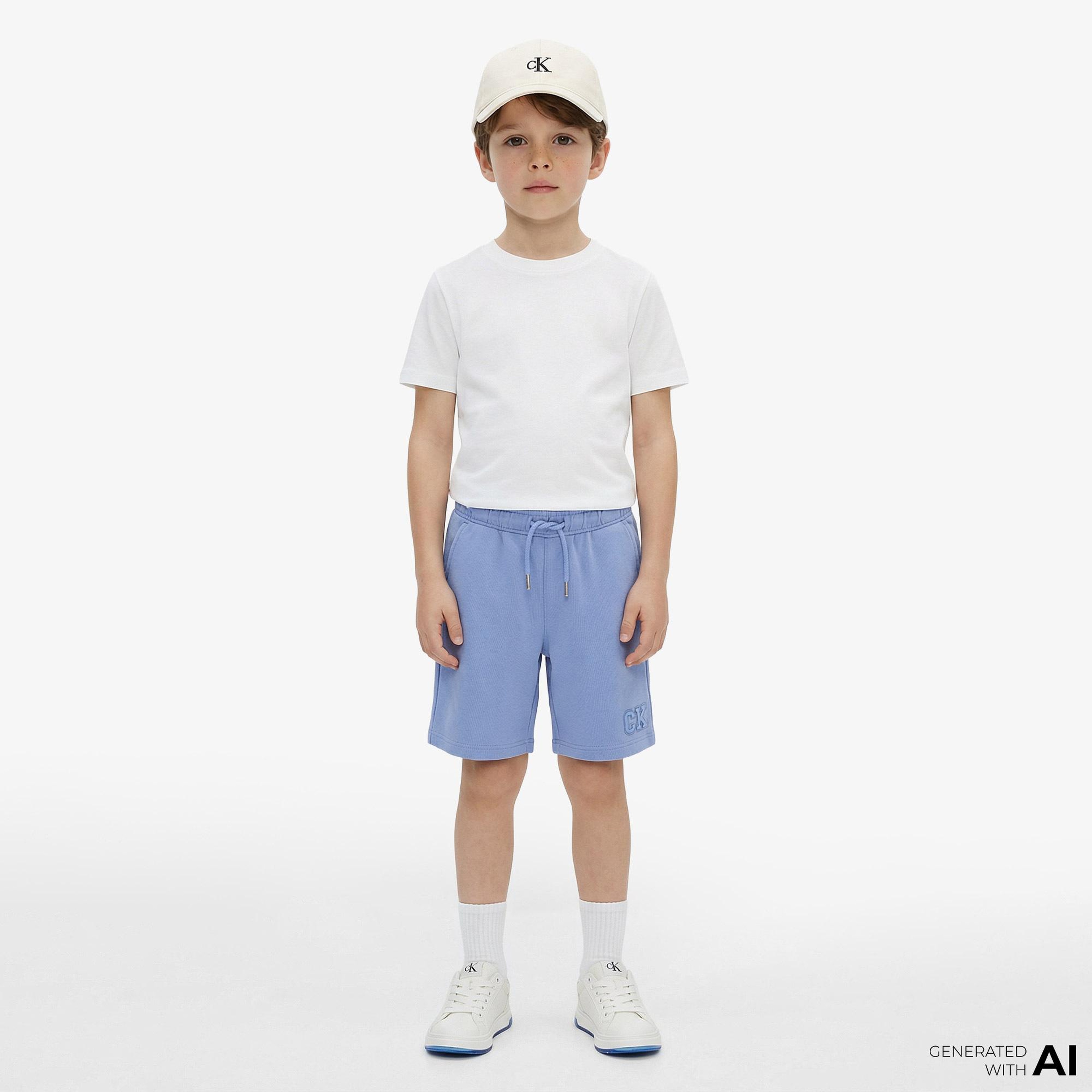 Calvin Klein Relaxed Çocuk Mavi Şort