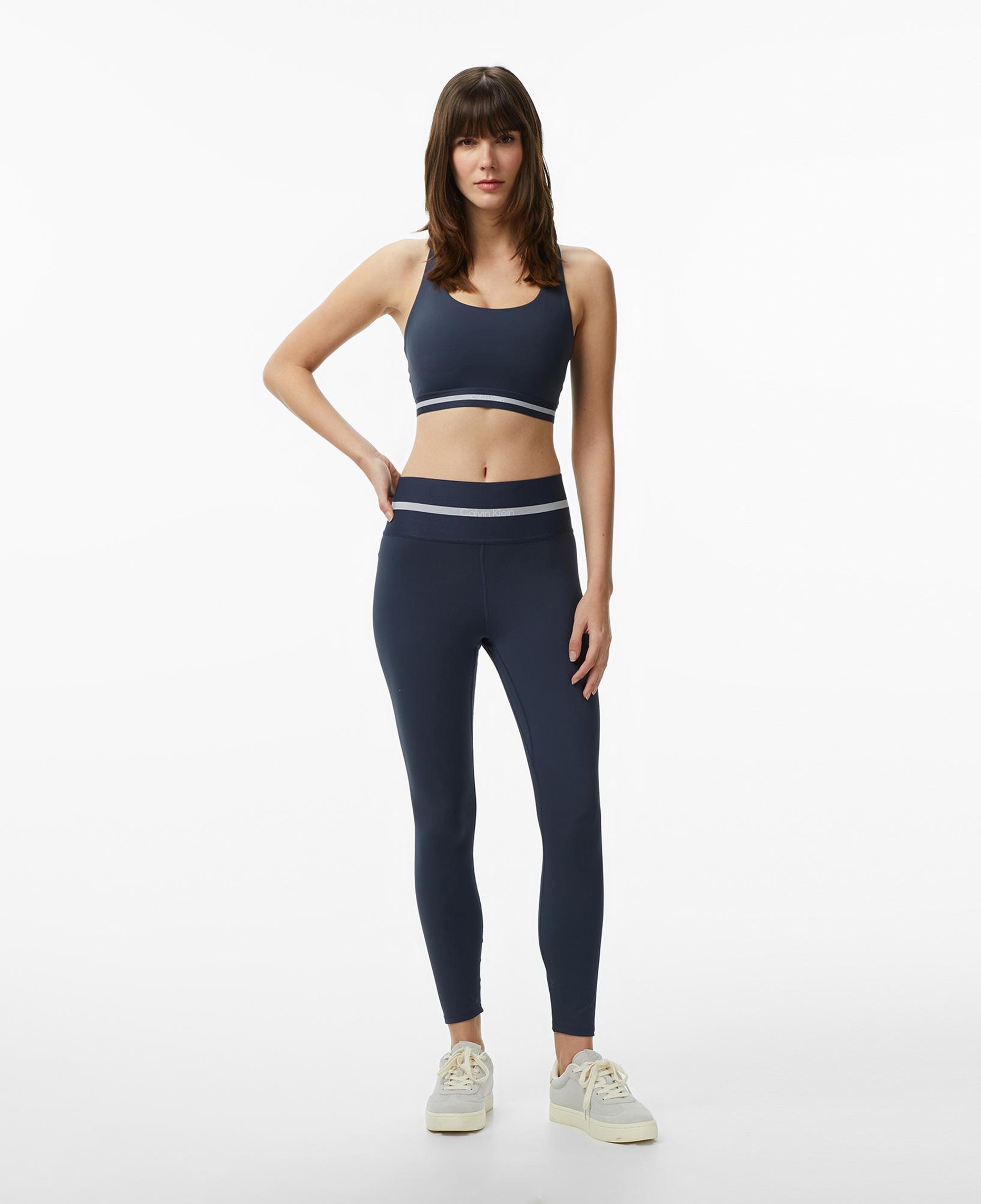 Calvin Klein Icon Sport Wide Kadın Mavi Tayt