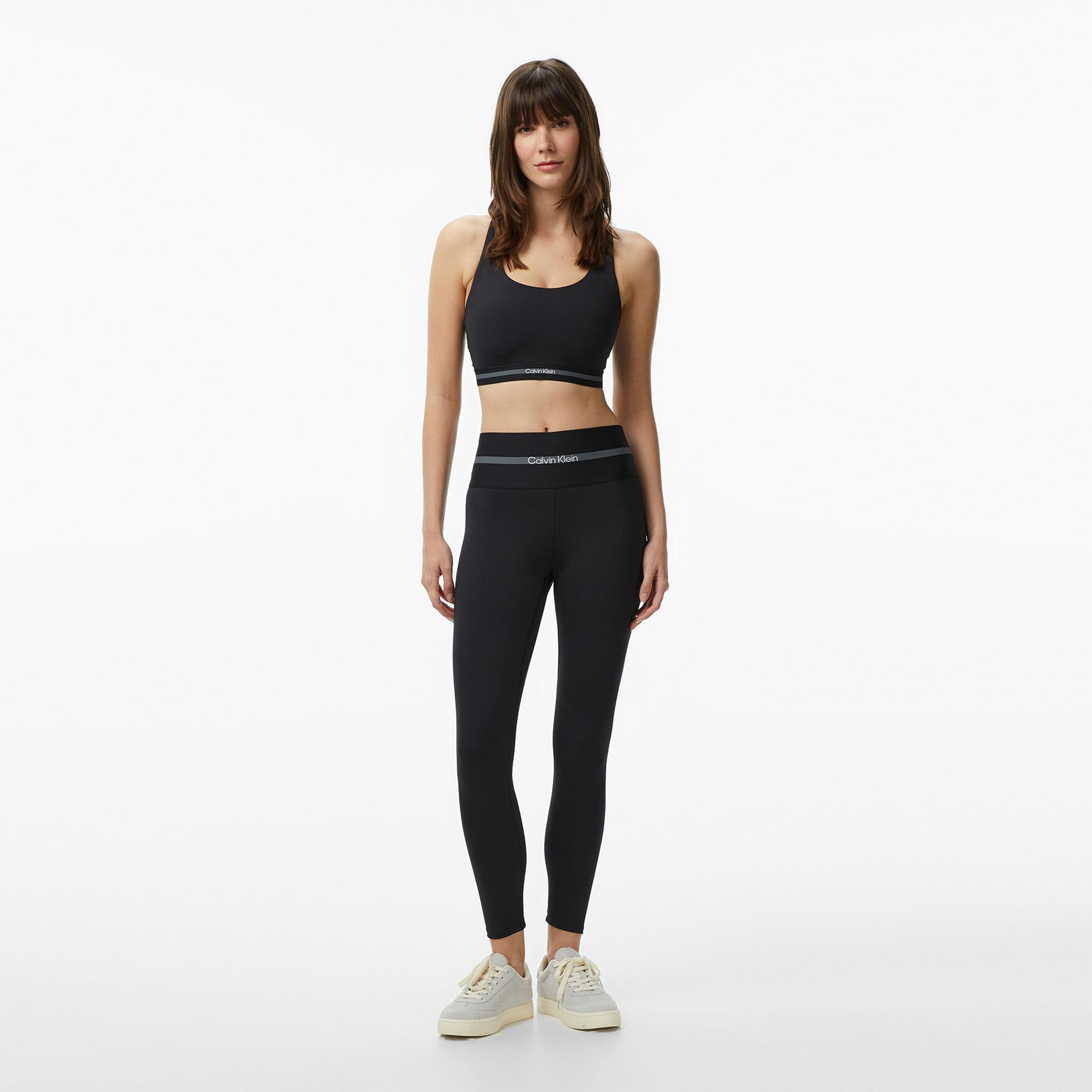Calvin Klein Icon Sport Medium Support Kadın Siyah Bra
