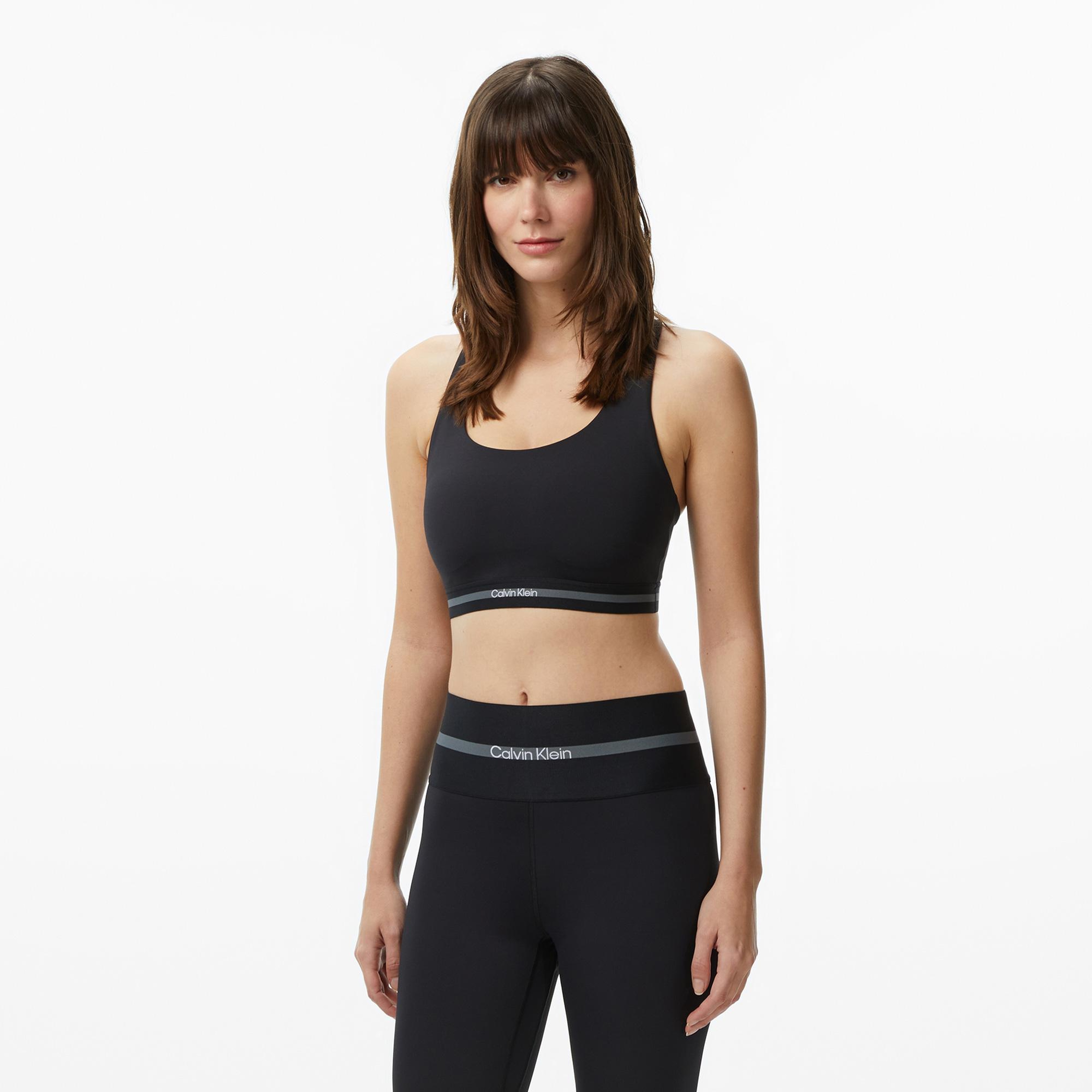 Calvin Klein Icon Sport Medium Support Kadın Siyah Bra