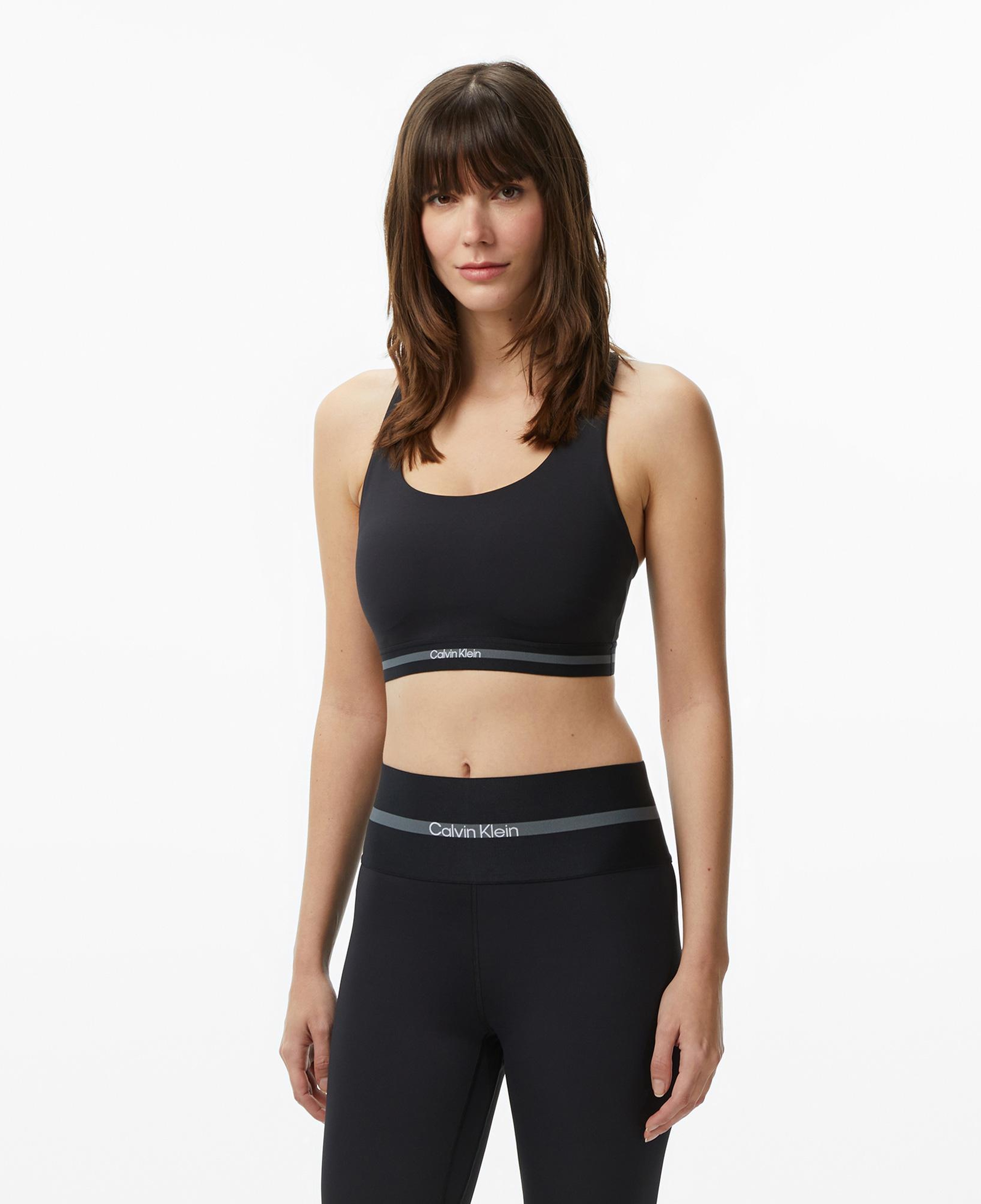 Calvin Klein Icon Sport Medium Support Kadın Siyah Bra
