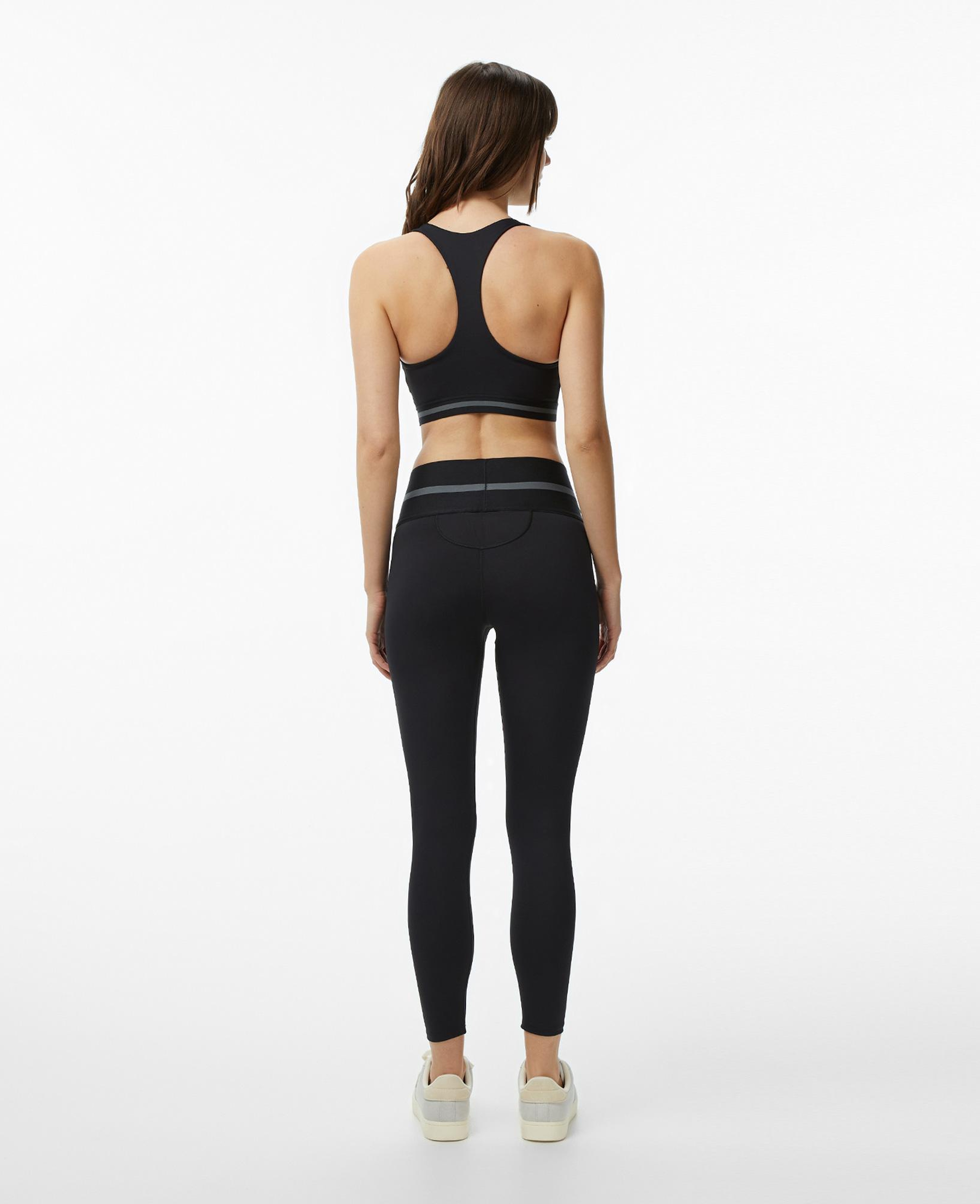 Calvin Klein Icon Sport Wide Kadın Siyah Tayt