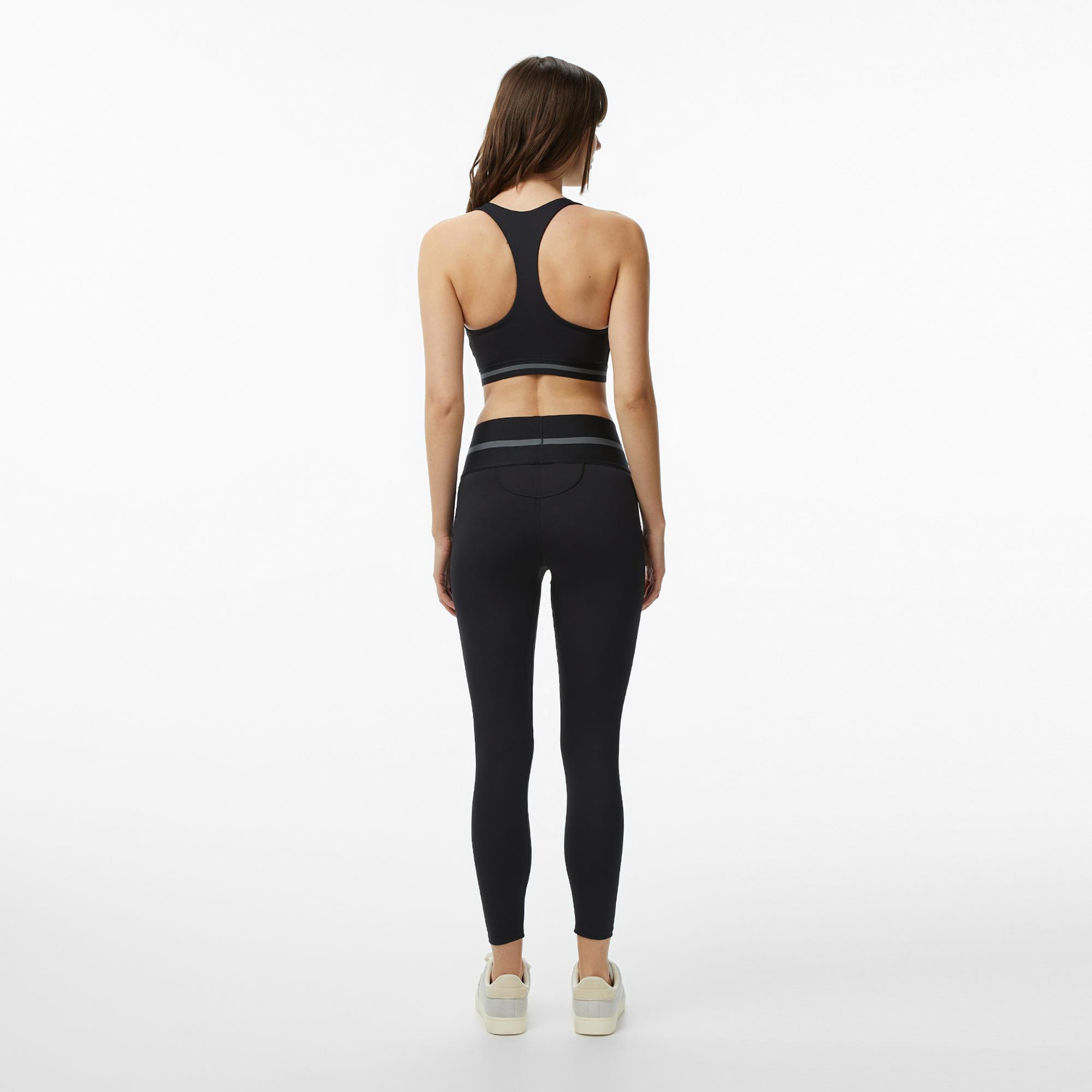 Calvin Klein Icon Sport Wide Kadın Siyah Tayt