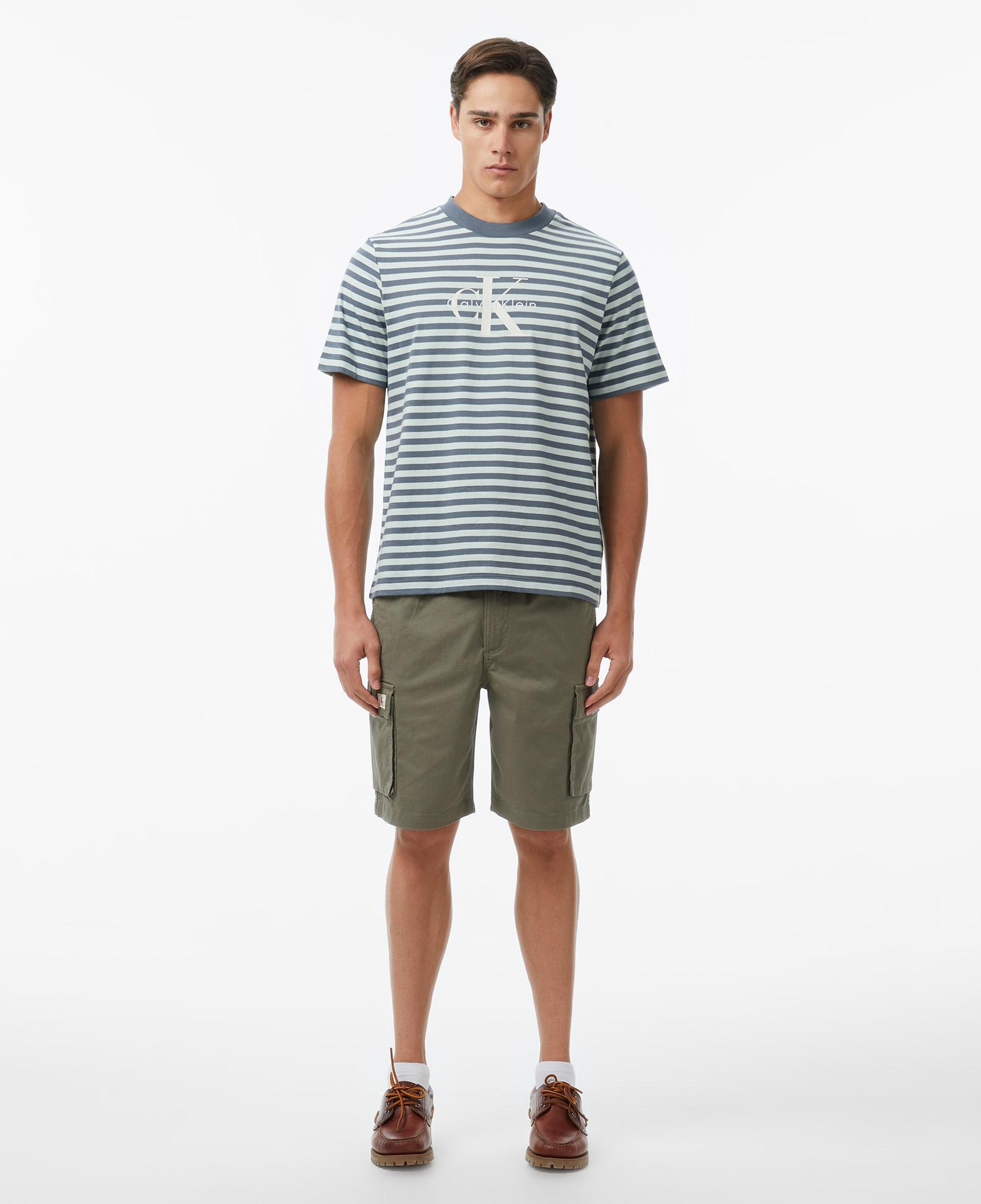 Calvin Klein Straight Comfort Cotton Cargo Erkek Haki Şort