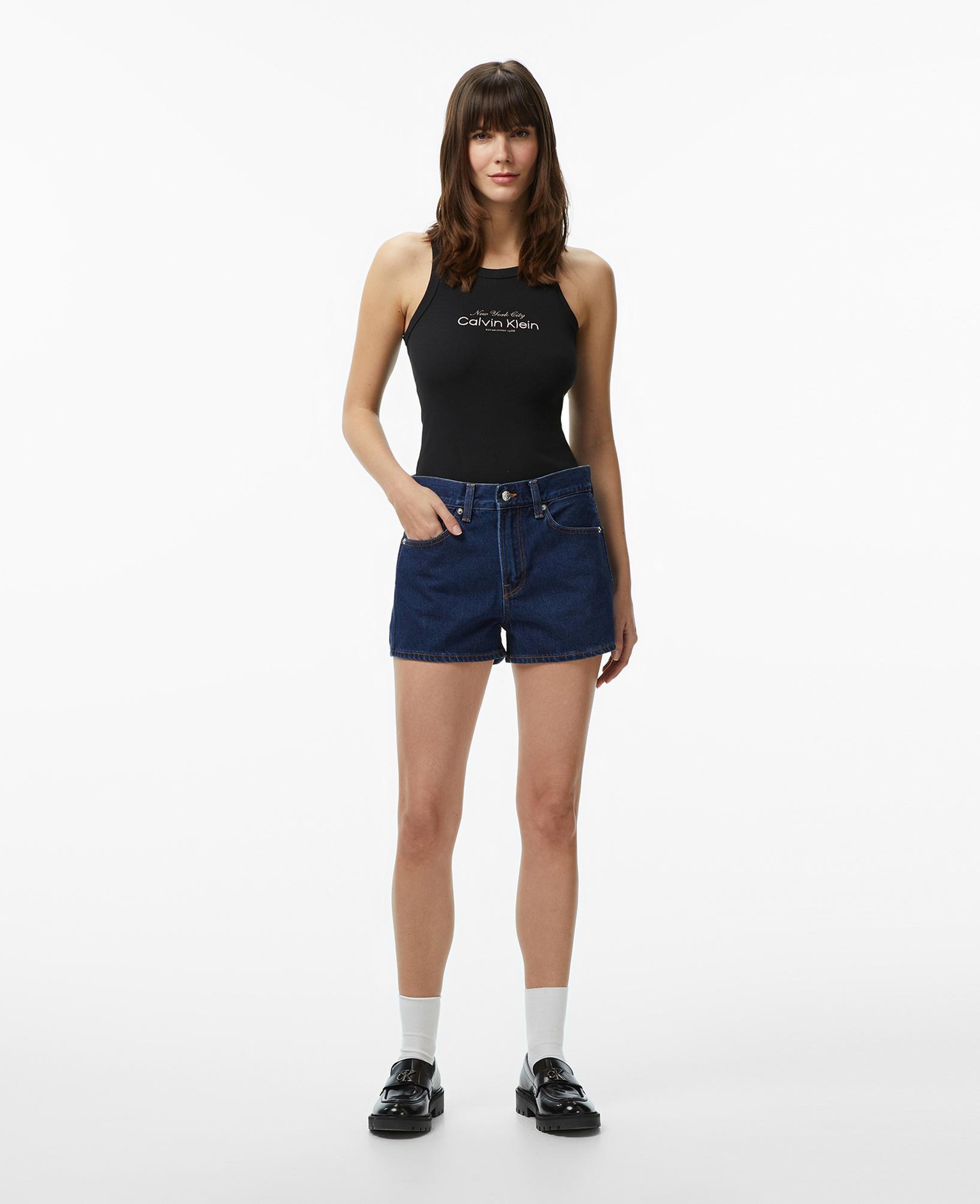 Calvin Klein Archive Mini Kadın Mavi Şort