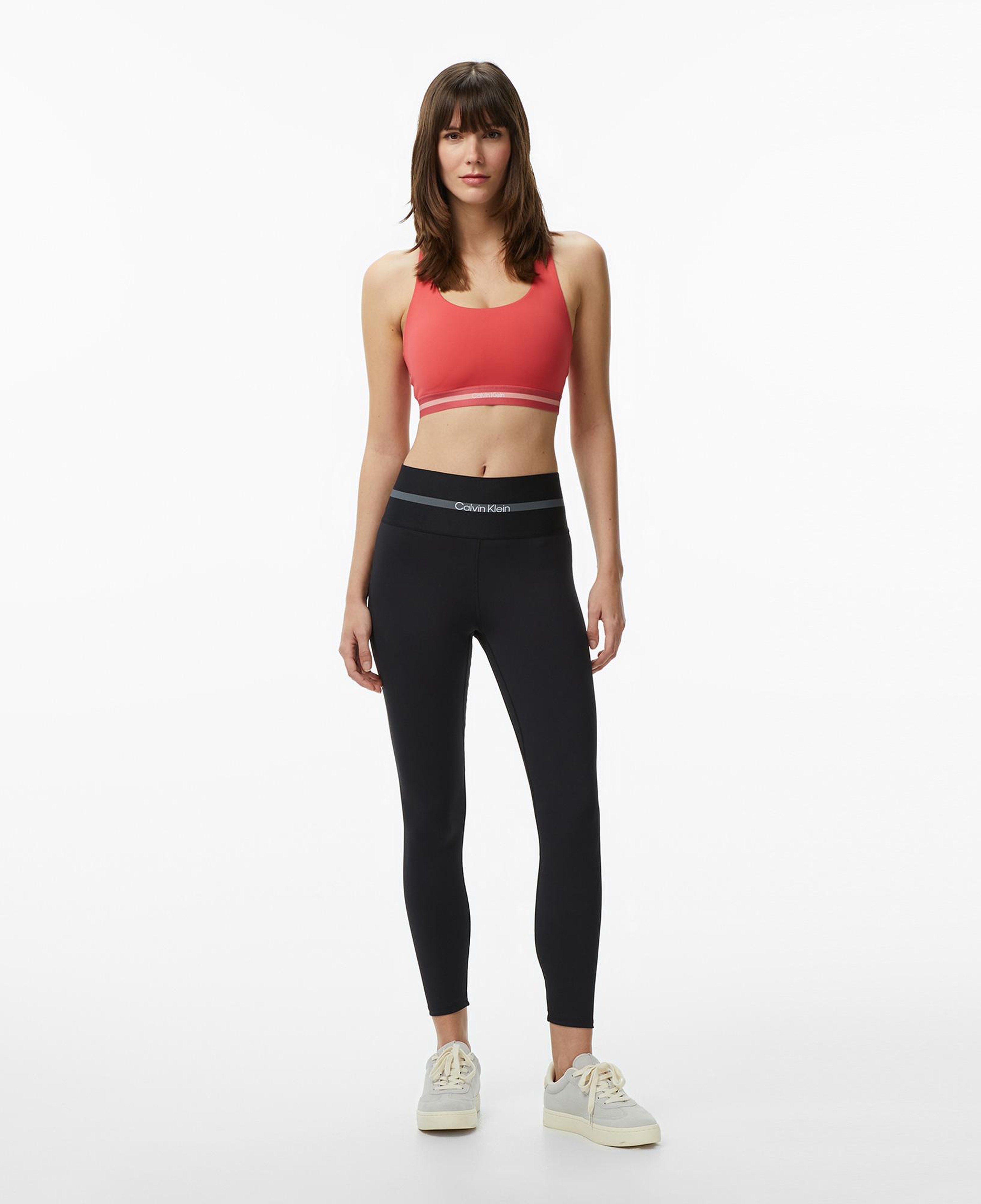 Calvin Klein Icon Sport Medium Support Kadın Kırmızı Bra