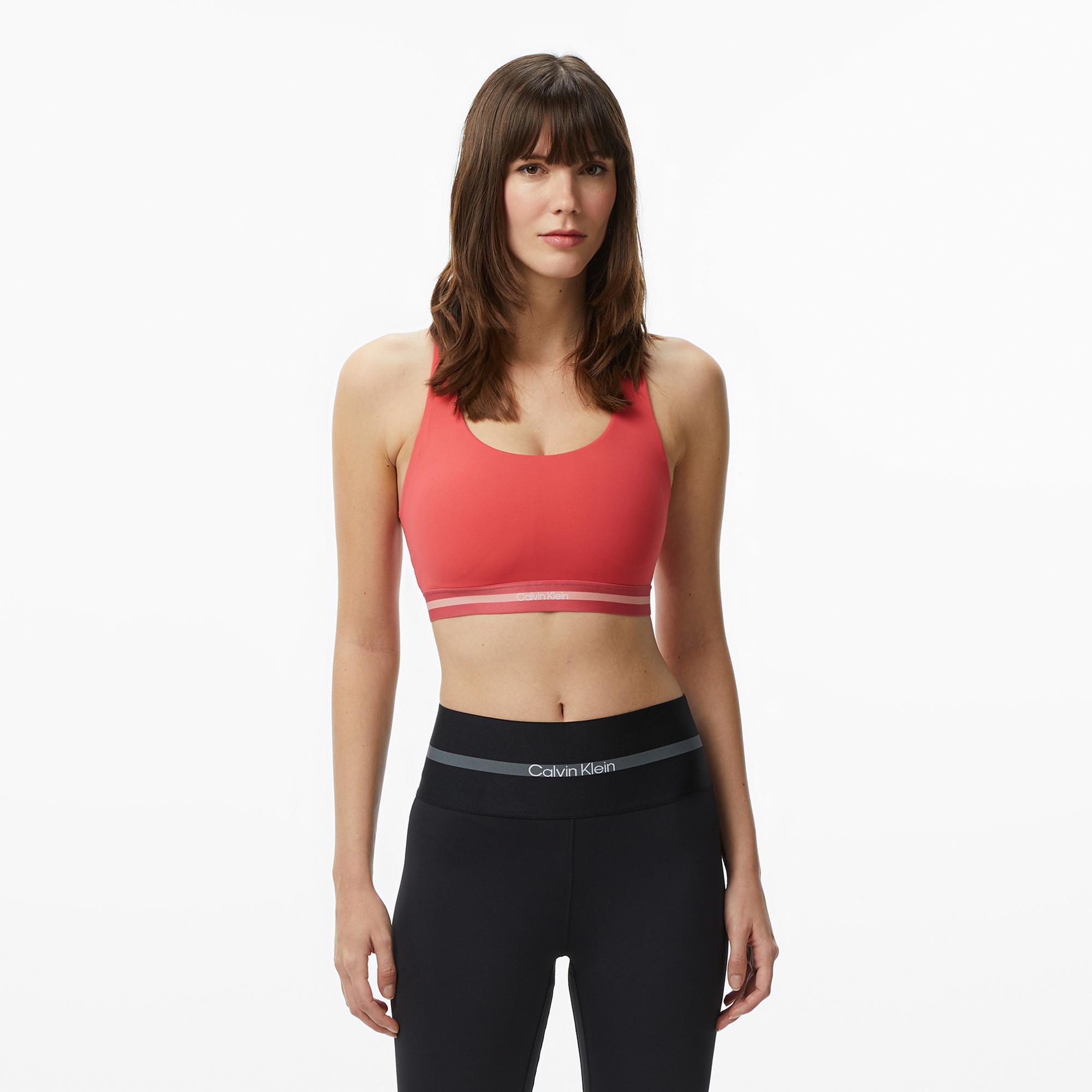 Calvin Klein Icon Sport Medium Support Kadın Kırmızı Bra