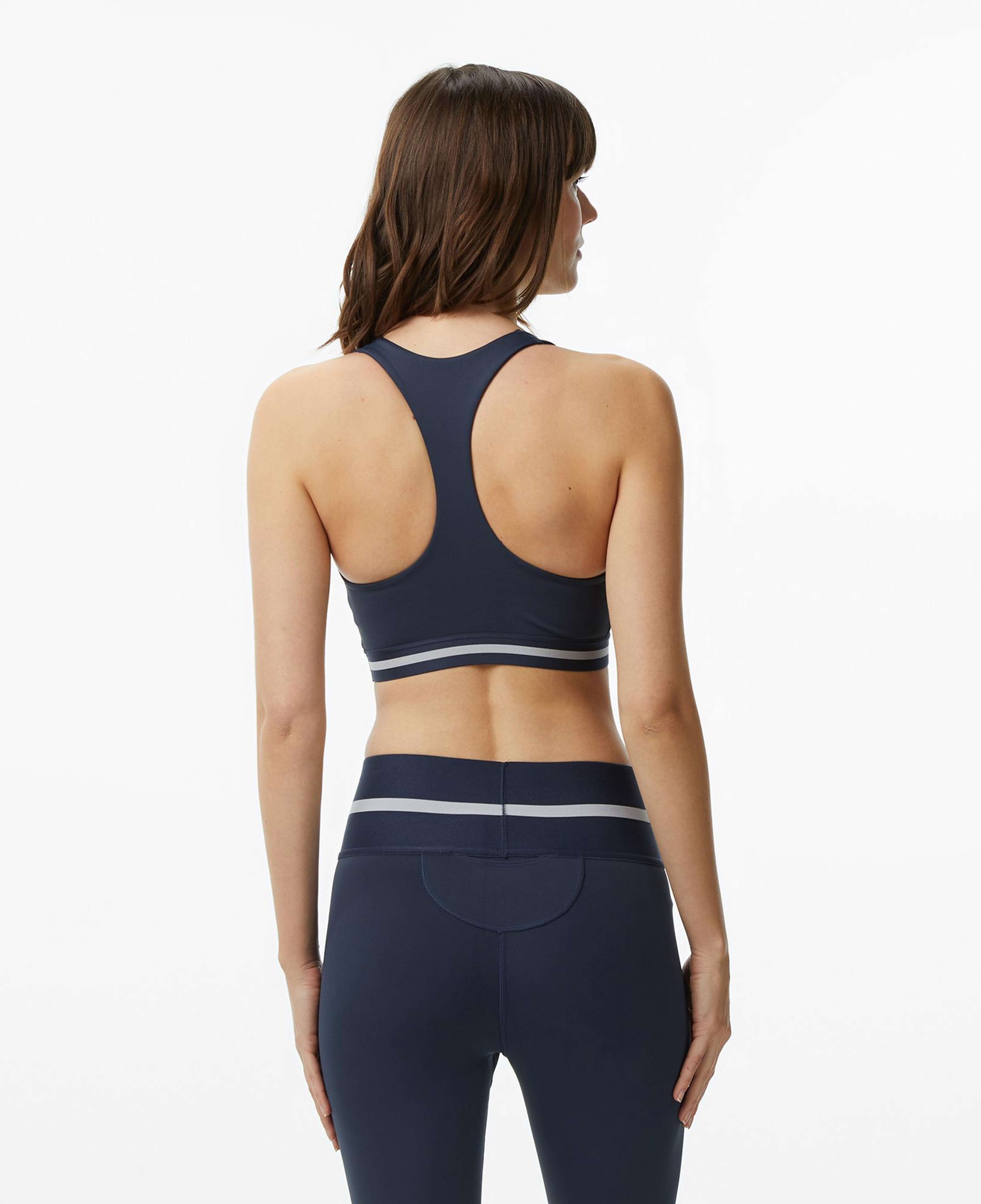 Calvin Klein Icon Sport Medium Support Kadın Mavi Bra
