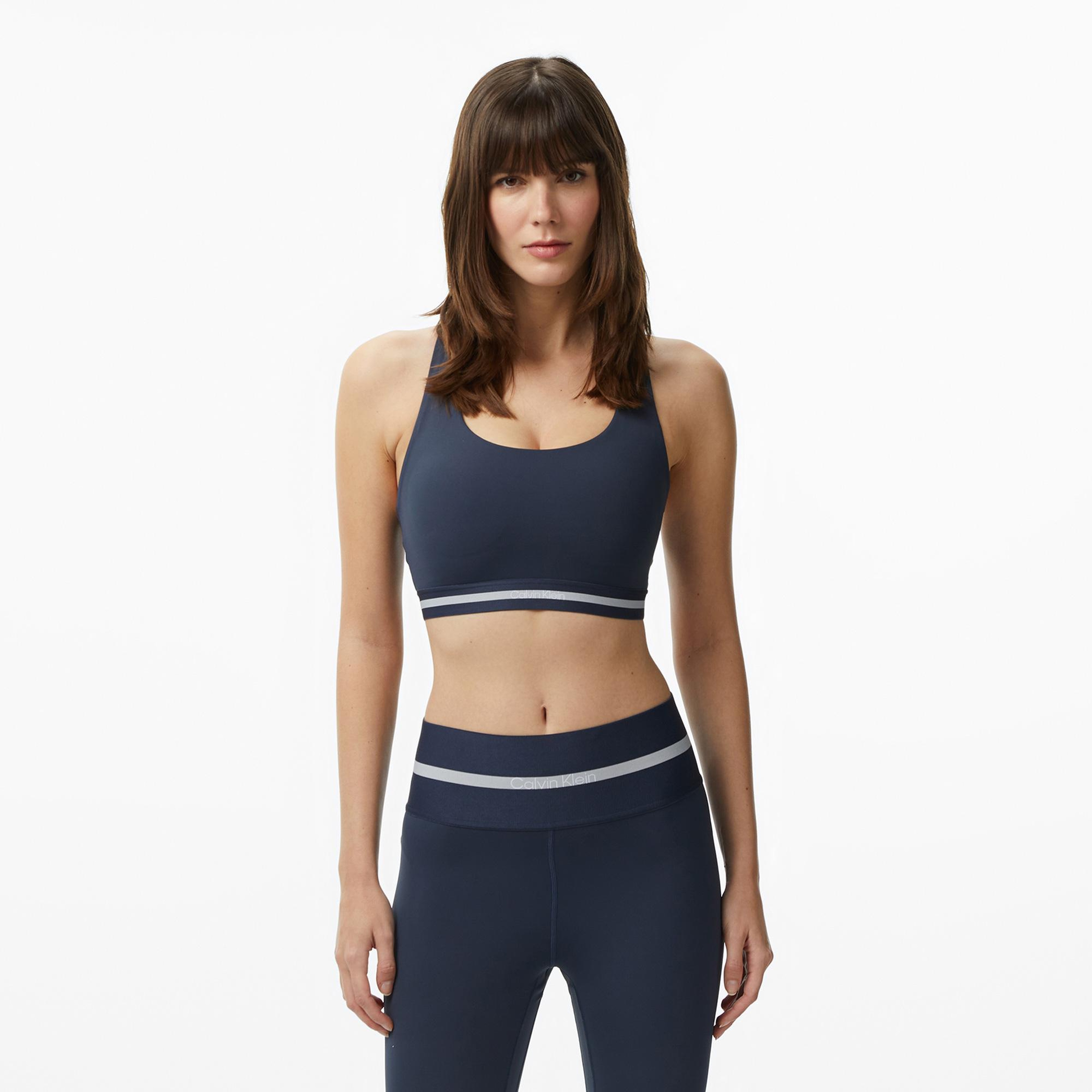 Calvin Klein Icon Sport Medium Support Kadın Mavi Bra