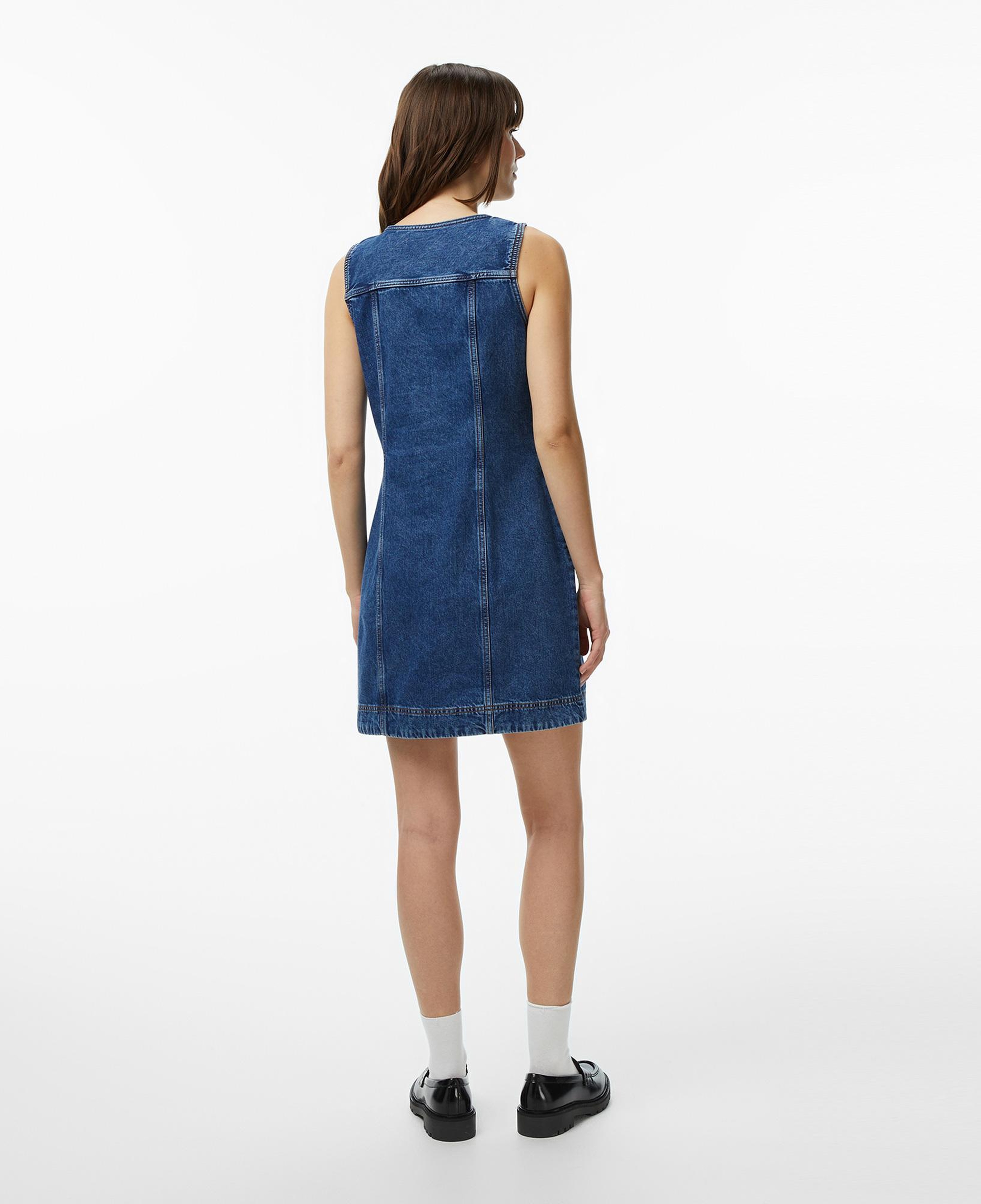 Calvin Klein Mini Trucker Kadın Mavi Elbise