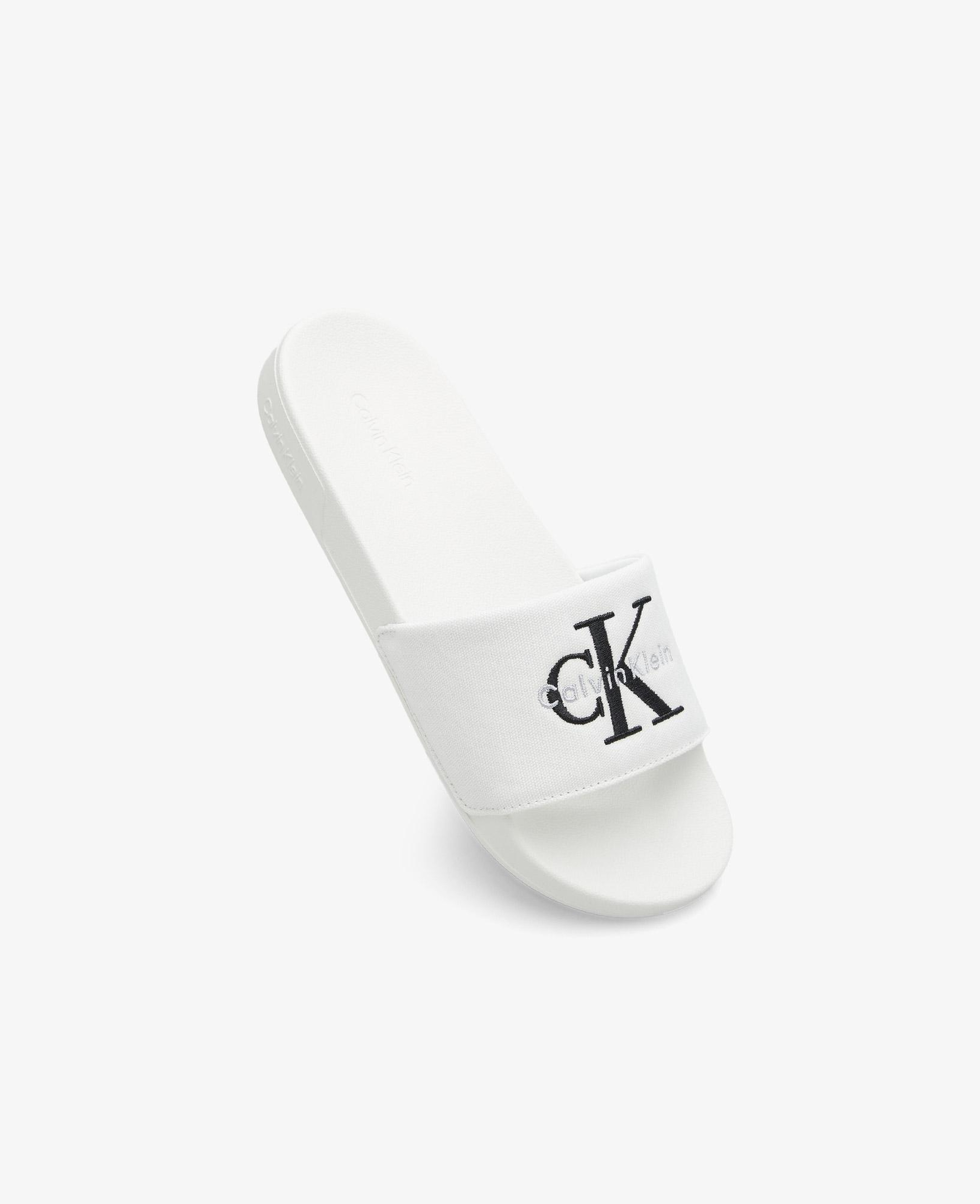 Calvin Klein Slide Erkek Beyaz Terlik