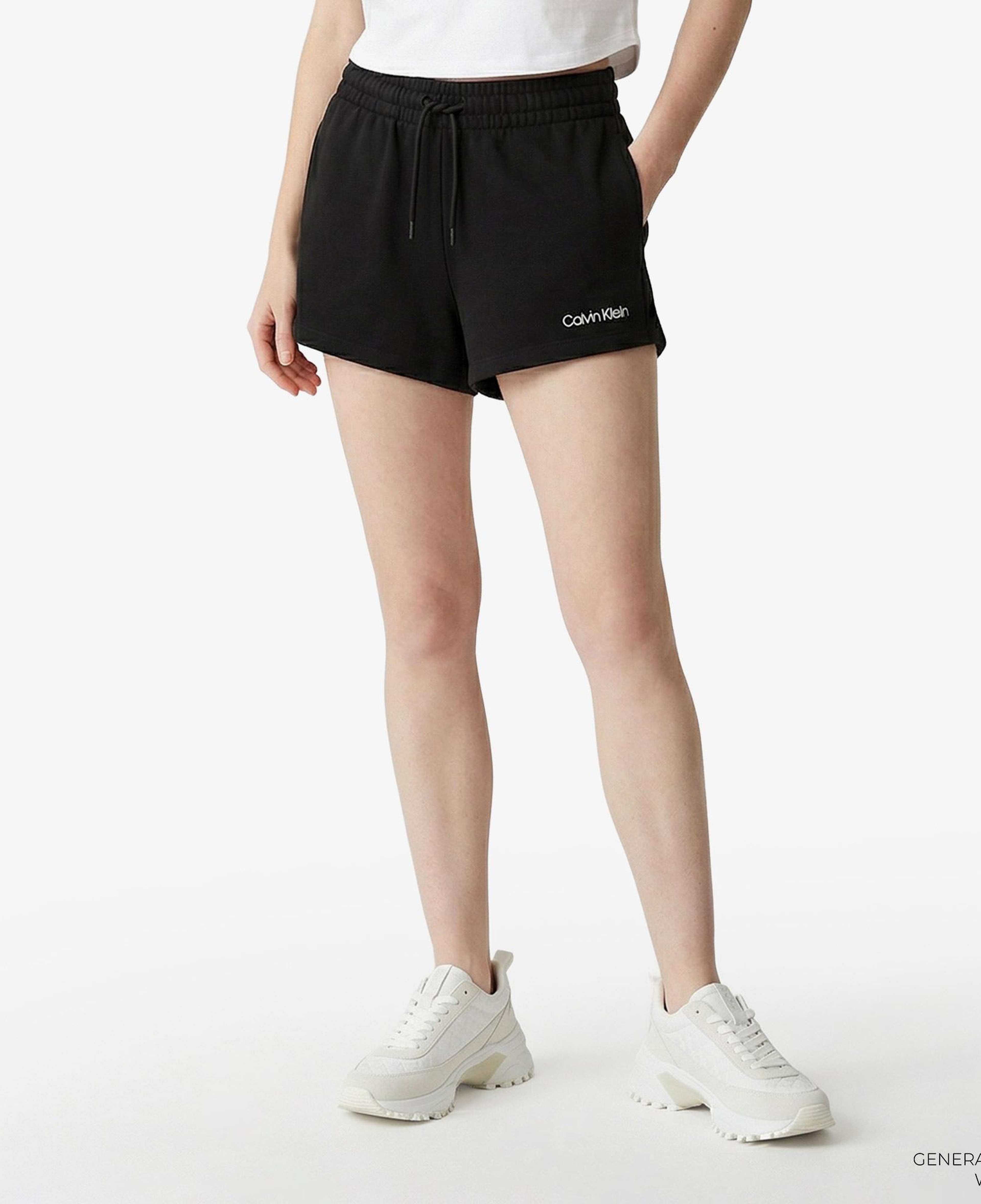 Calvin Klein French Terry Kadın Siyah Şort