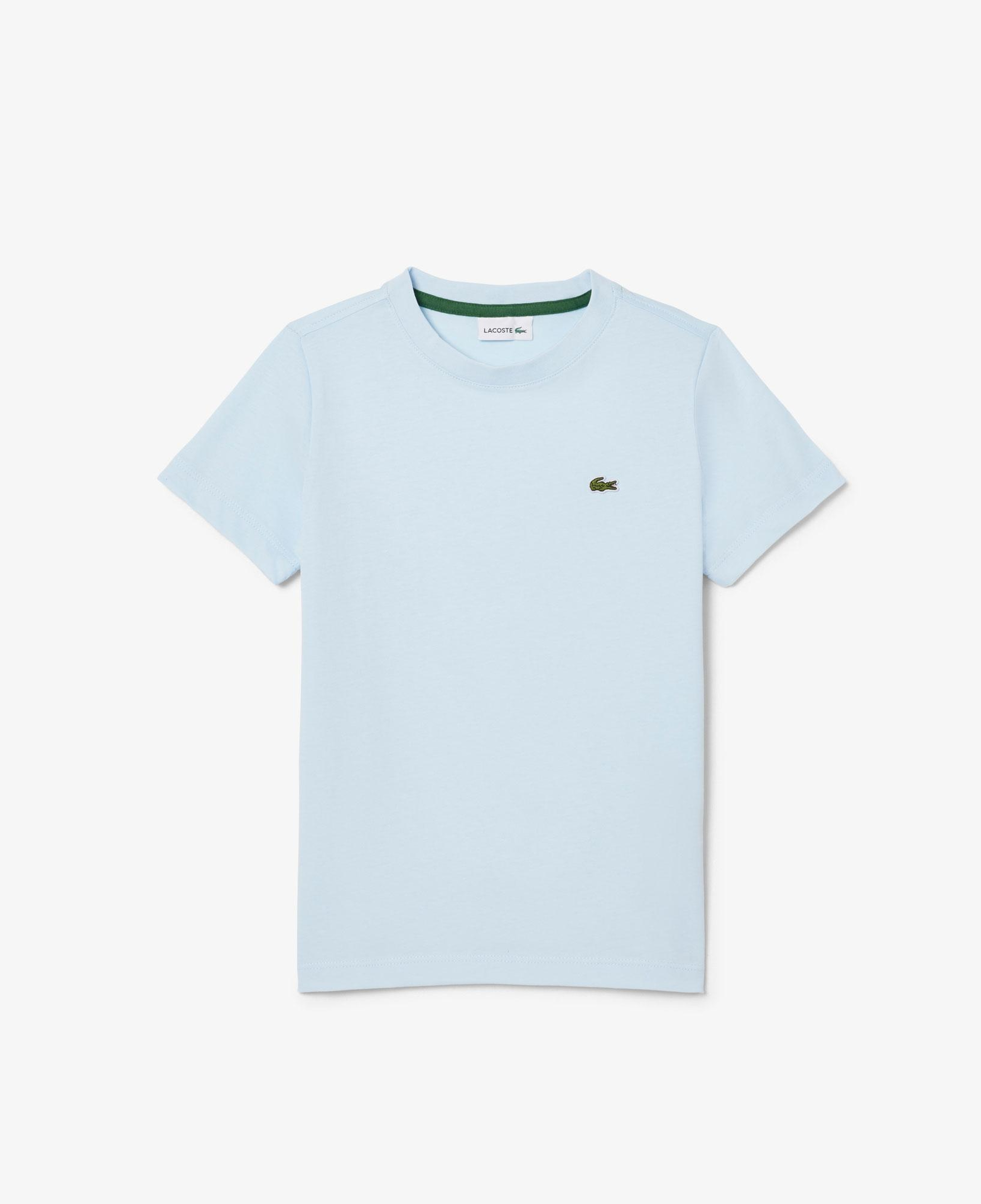 Lacoste Çocuk Bisiklet Yaka Açık Mavi T-Shirt