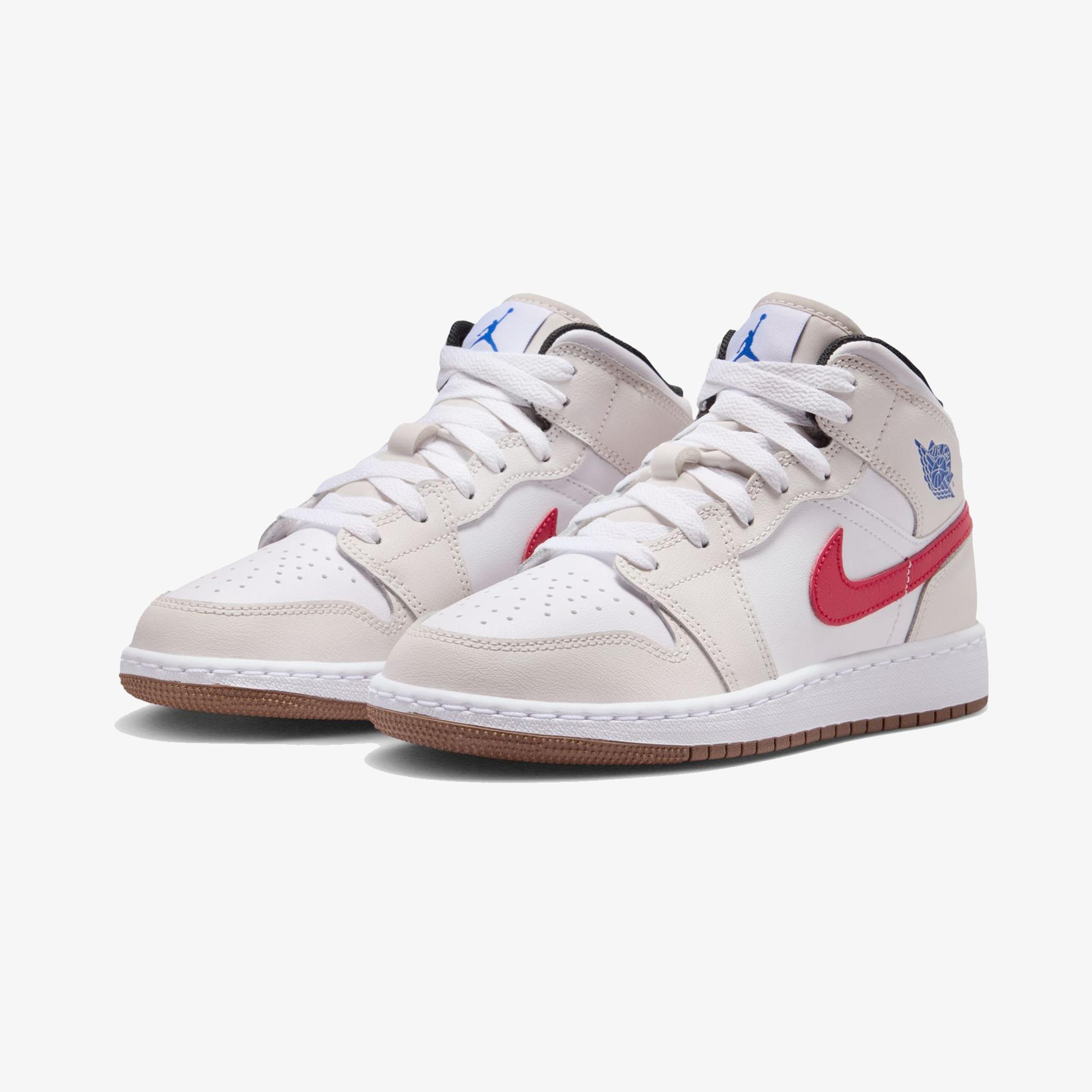 Jordan Air 1 Mid Beyaz Spor Ayakkabı