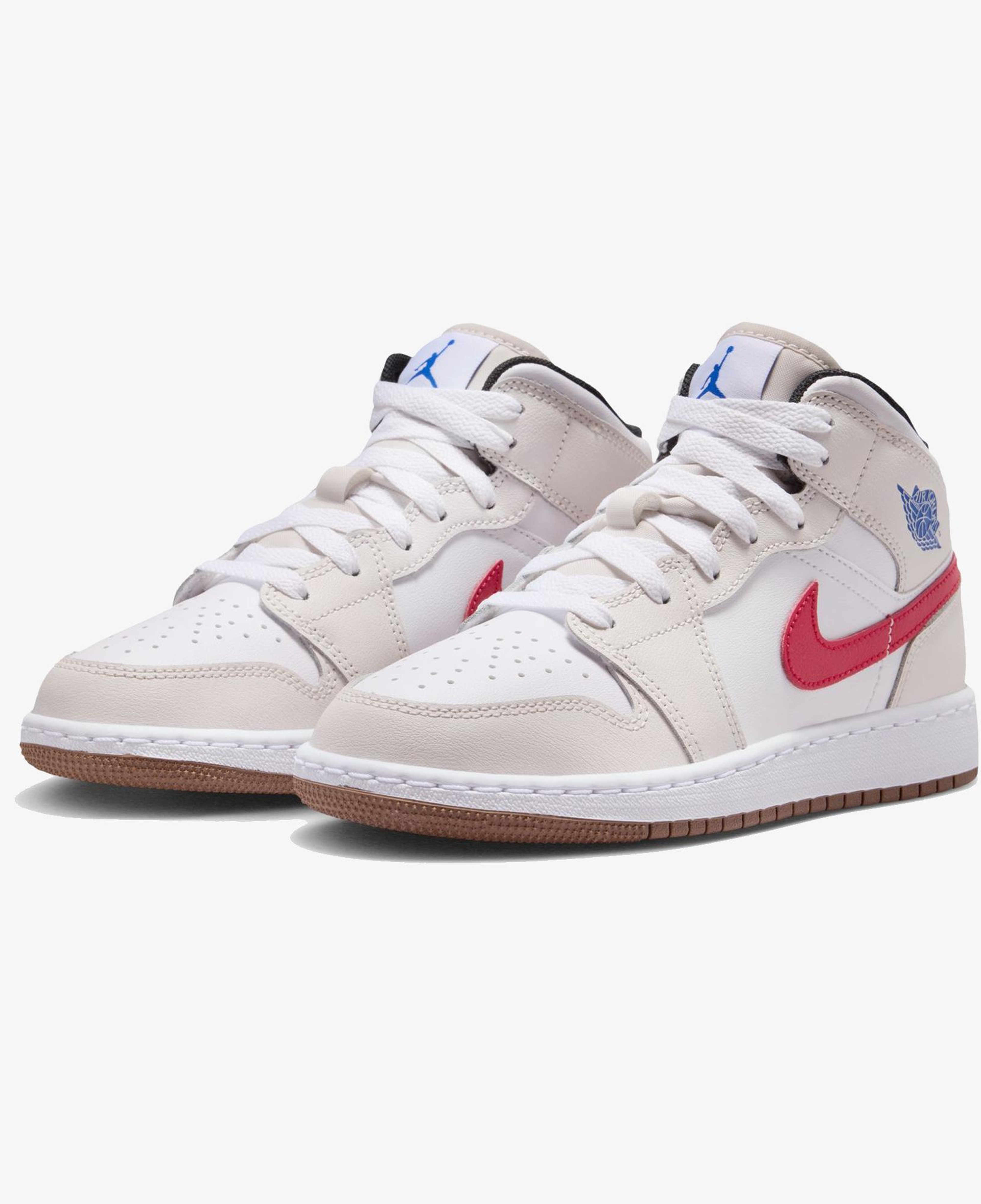 Jordan Air 1 Mid Beyaz Spor Ayakkabı