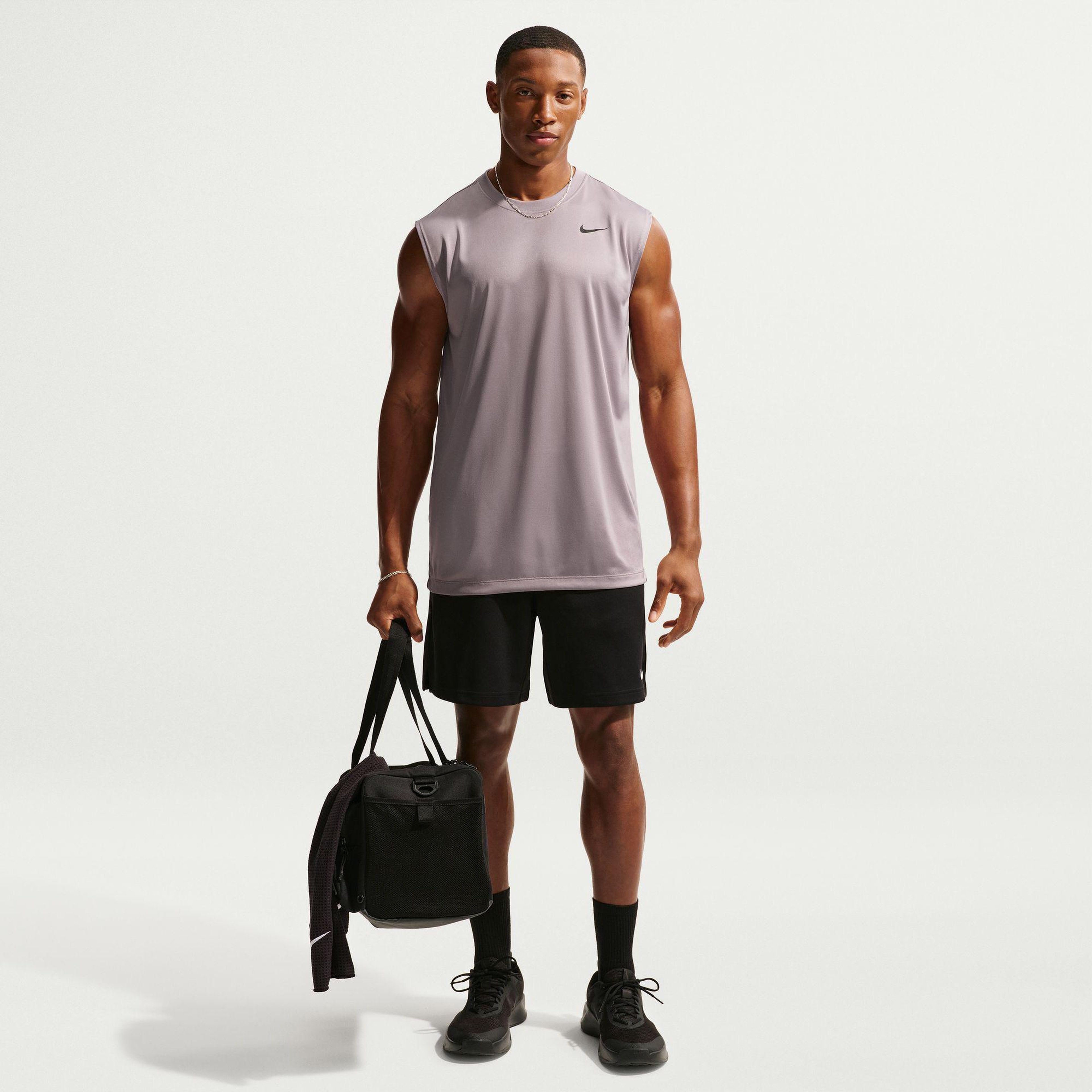 Nike Dri-Fit Legend Erkek Pembe Kolsuz T-Shirt